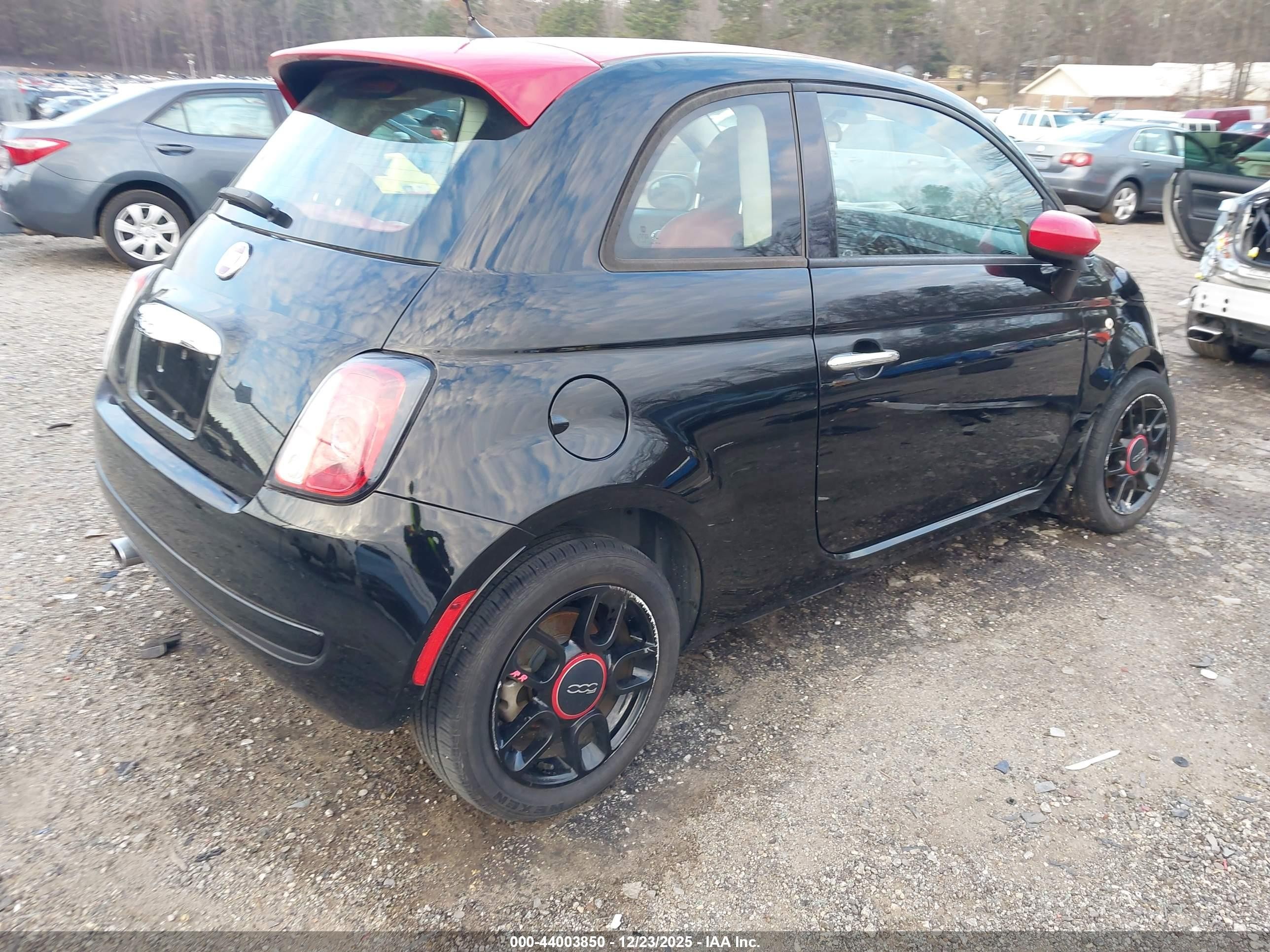 2015 Fiat 500 Ribelle Black vin: 3C3CFFARXFT612525