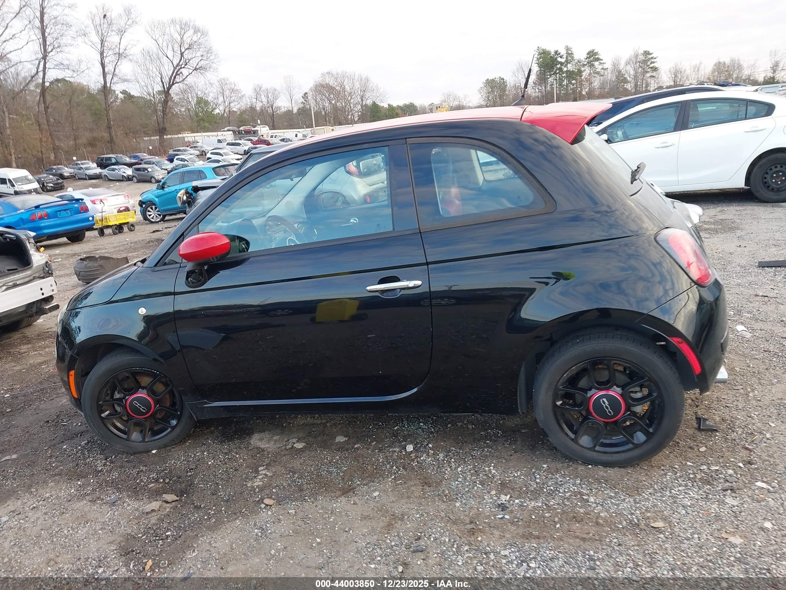 2015 Fiat 500 Ribelle Black vin: 3C3CFFARXFT612525