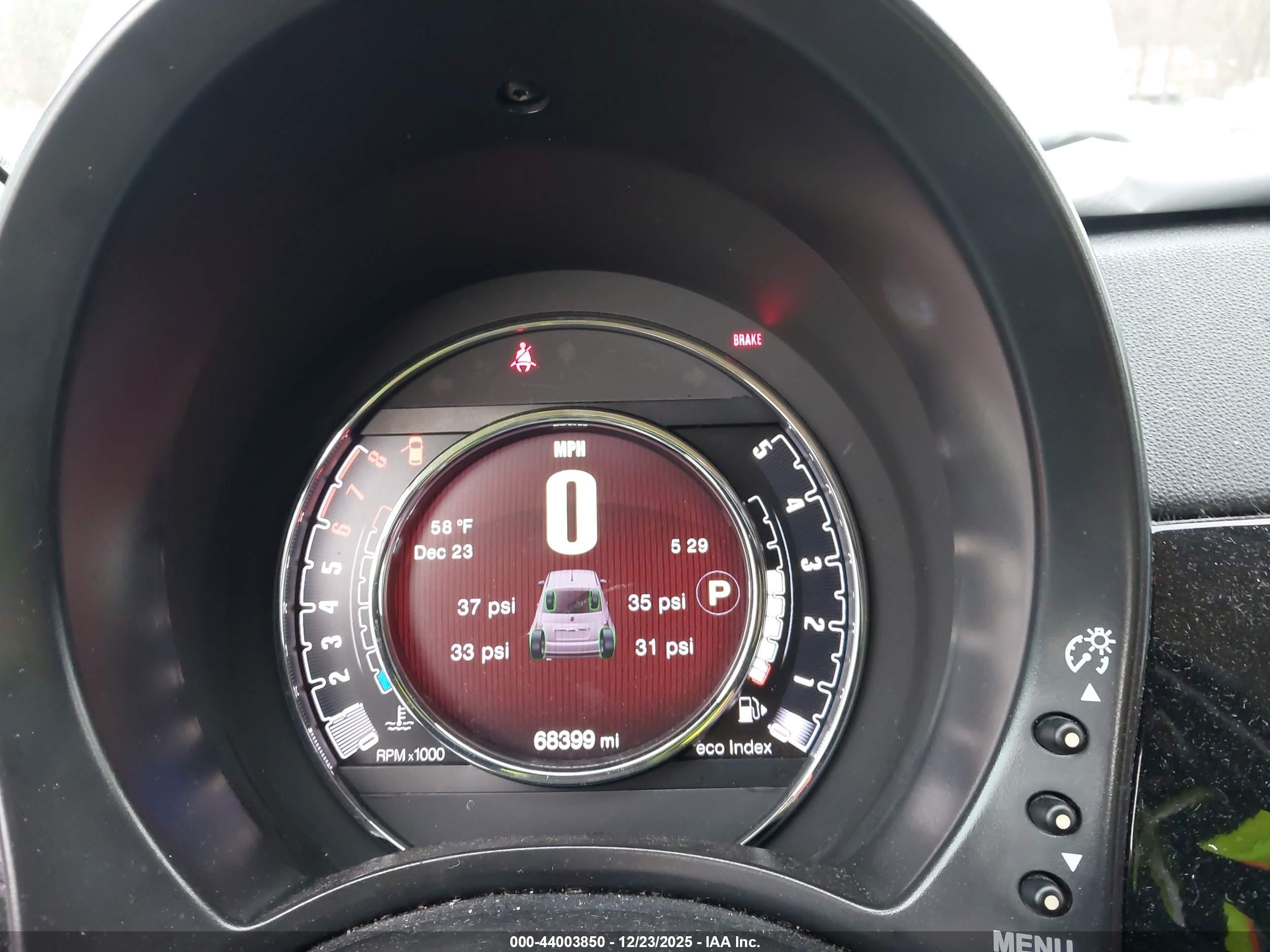 2015 Fiat 500 Ribelle Black vin: 3C3CFFARXFT612525