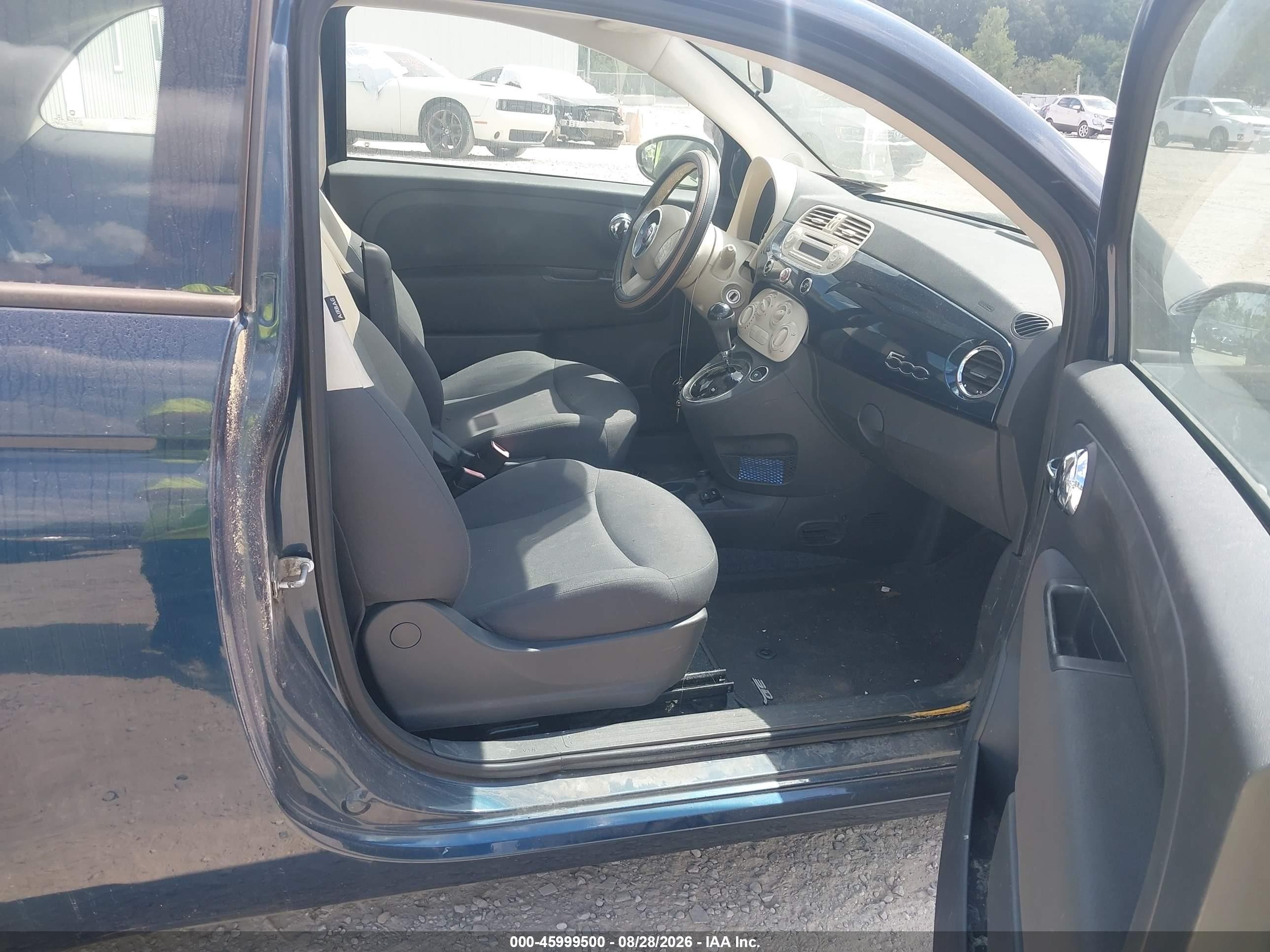 2015 Fiat 500 Pop Blue vin: 3C3CFFARXFT653172
