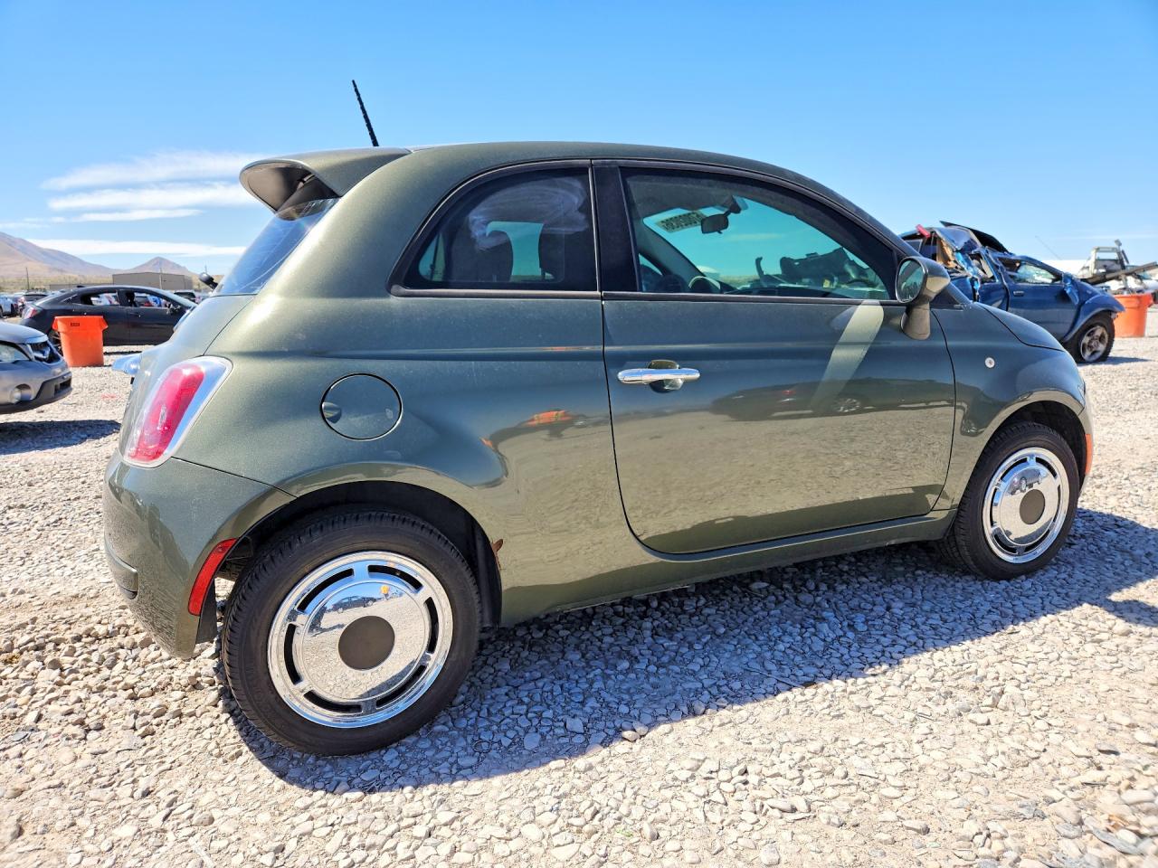 2015 Fiat 500 Pop Green vin: 3C3CFFARXFT710230