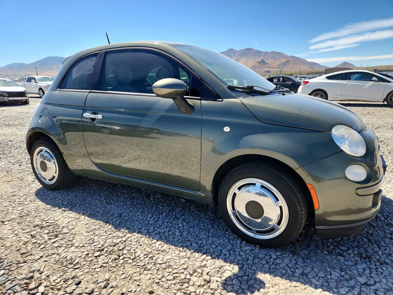 2015 Fiat 500 Pop Green vin: 3C3CFFARXFT710230