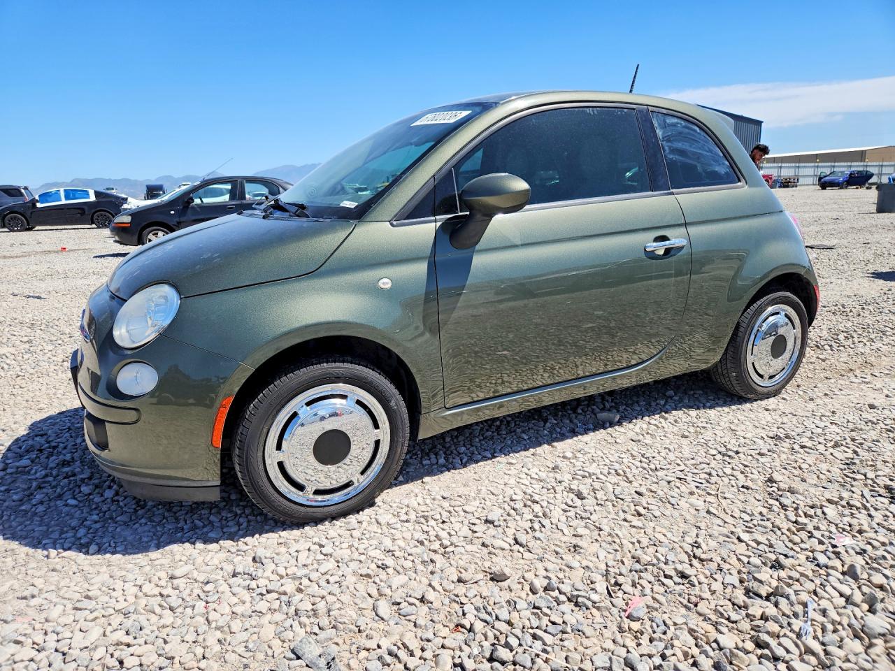 2015 Fiat 500 Pop Green vin: 3C3CFFARXFT710230