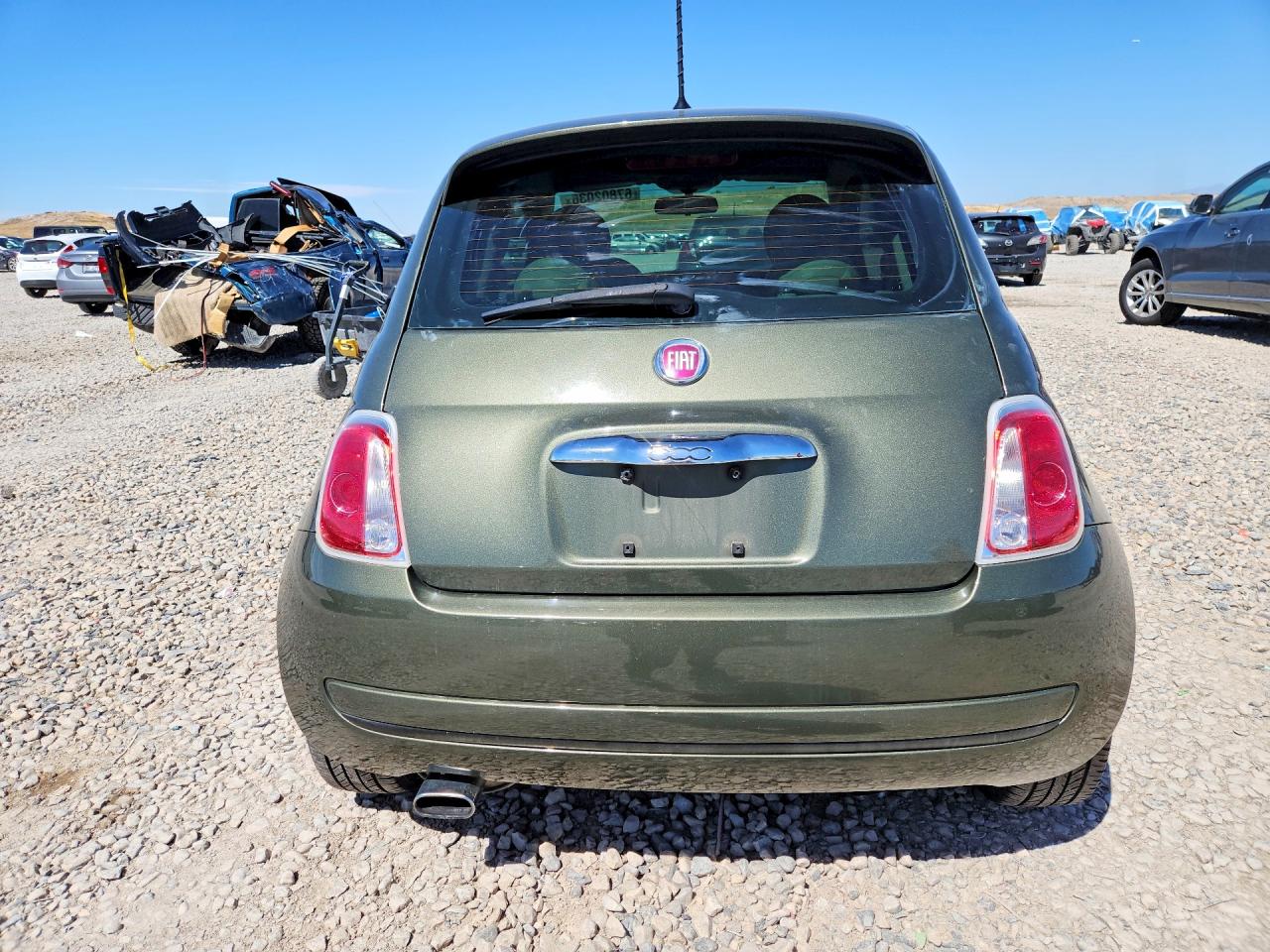 2015 Fiat 500 Pop Green vin: 3C3CFFARXFT710230