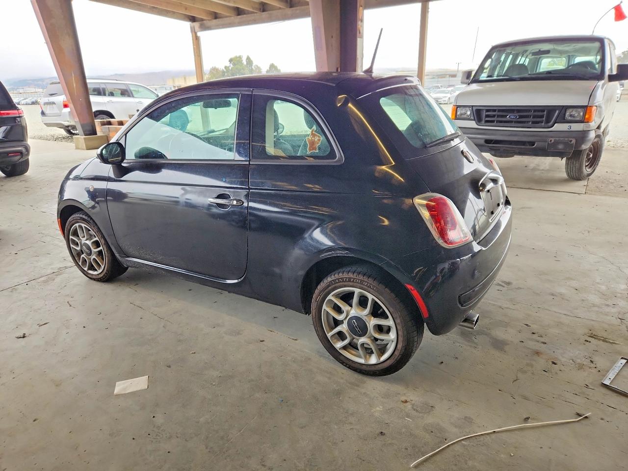 2015 Fiat 500 Black vin: 3C3CFFARXFT716495