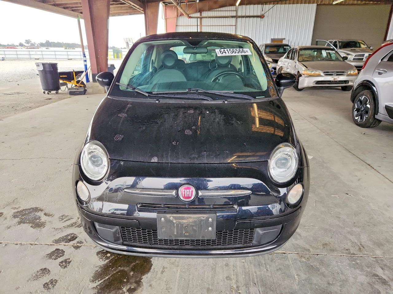 2015 Fiat 500 Black vin: 3C3CFFARXFT716495