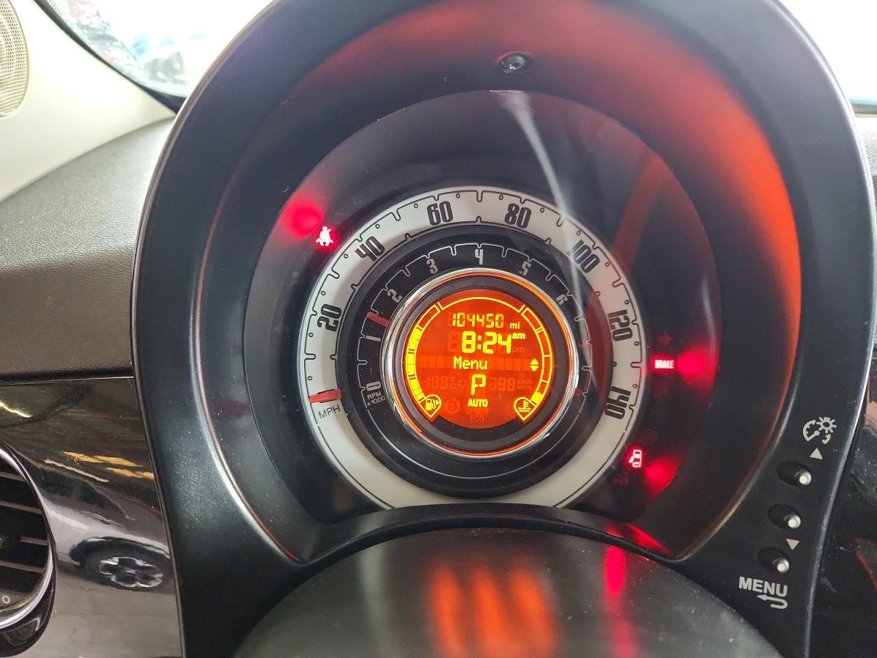 2015 Fiat 500 Black vin: 3C3CFFARXFT716495