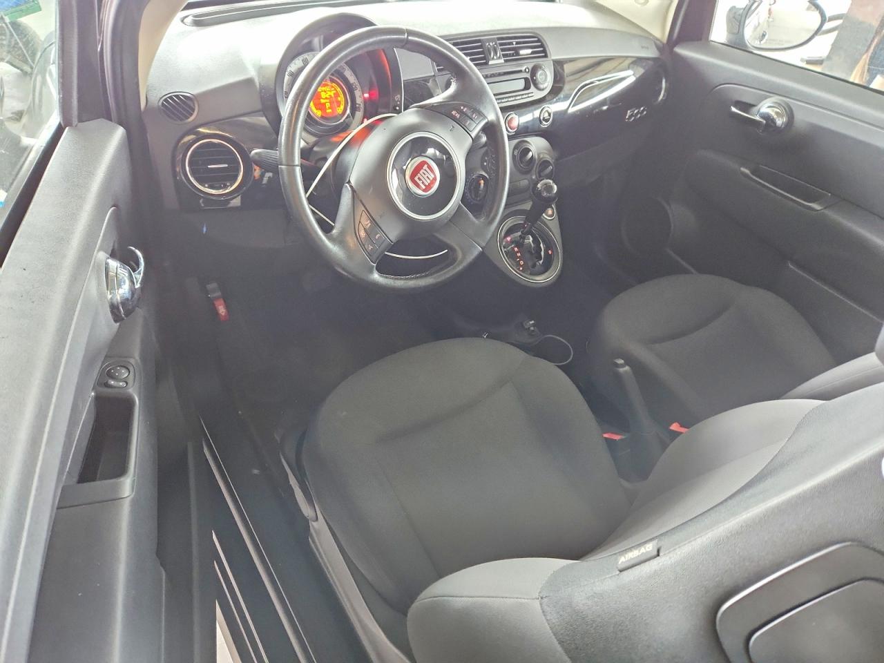 2015 Fiat 500 Black vin: 3C3CFFARXFT716495