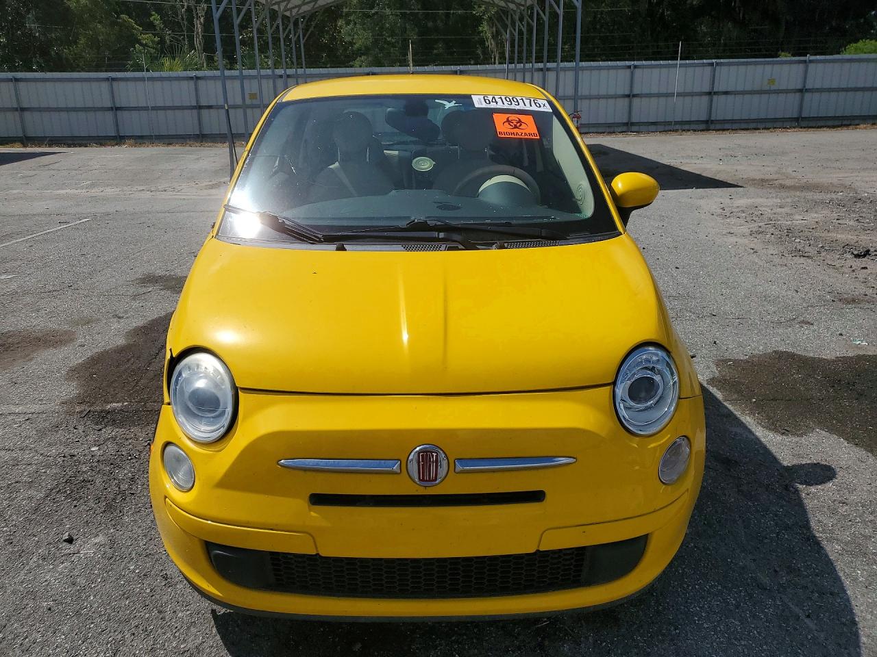 2016 Fiat 500 Pop Yellow vin: 3C3CFFARXGT120692