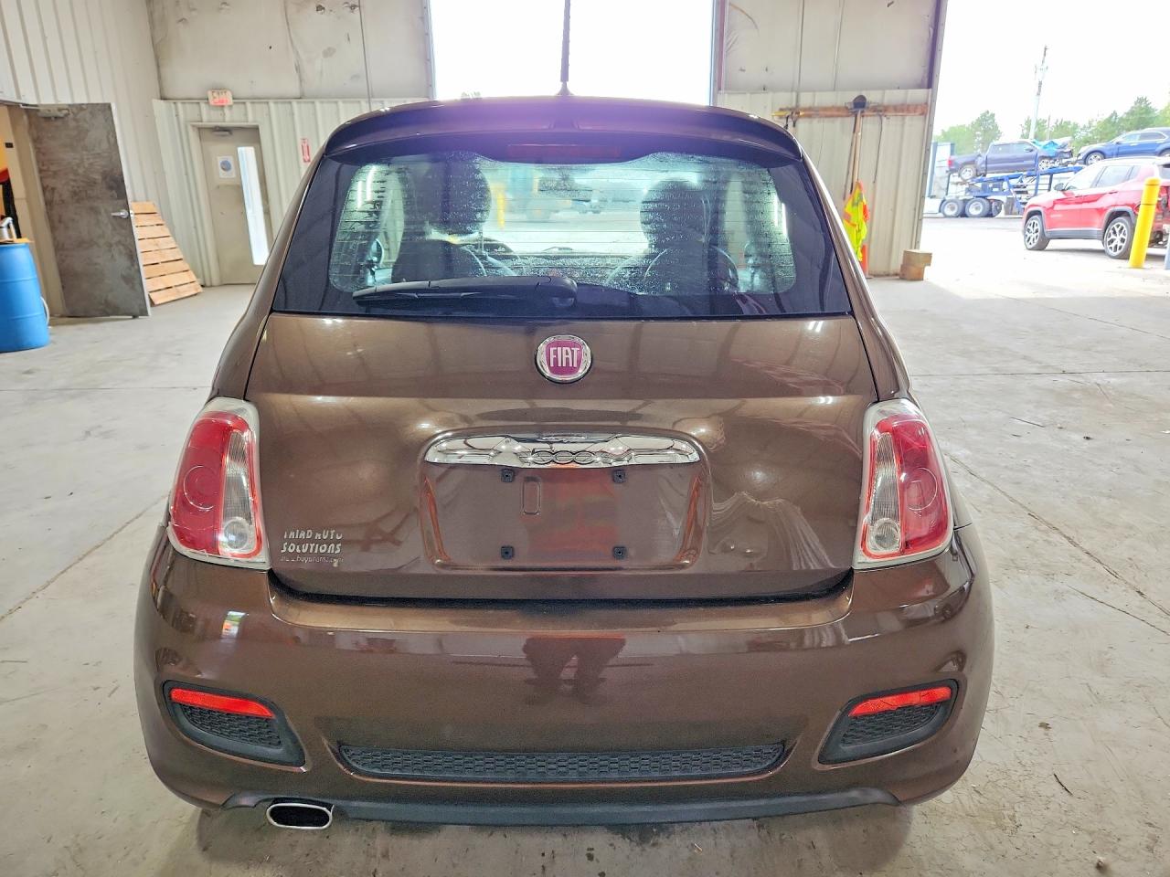 2012 Fiat 500 Sport Brown vin: 3C3CFFBR0CT383069