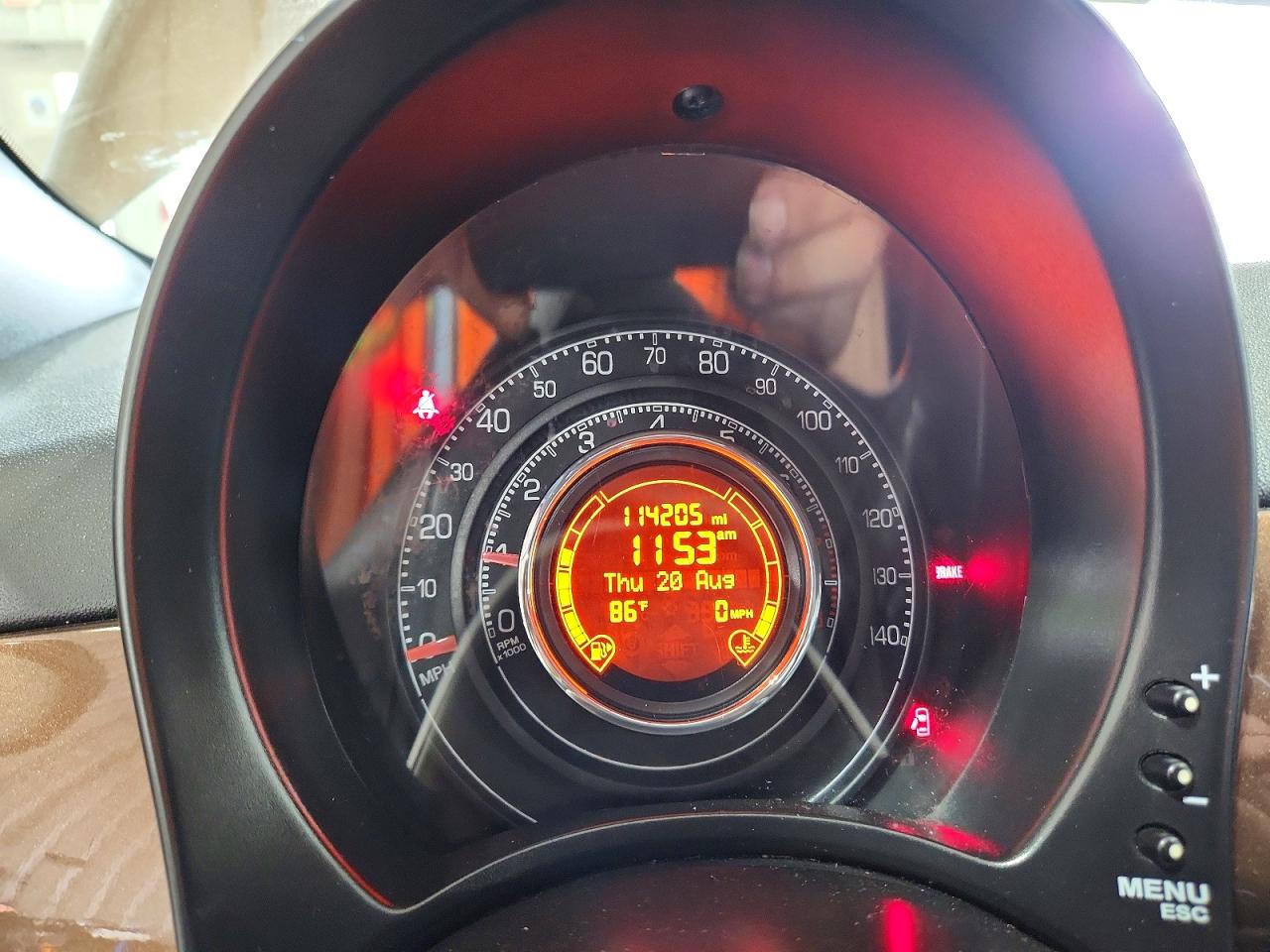 2012 Fiat 500 Sport Brown vin: 3C3CFFBR0CT383069