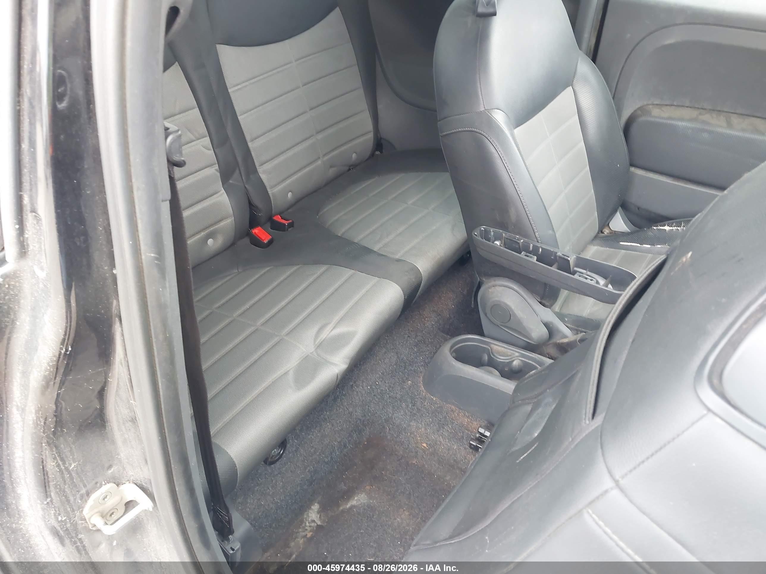 2012 Fiat 500 Sport Black vin: 3C3CFFBR1CT115549
