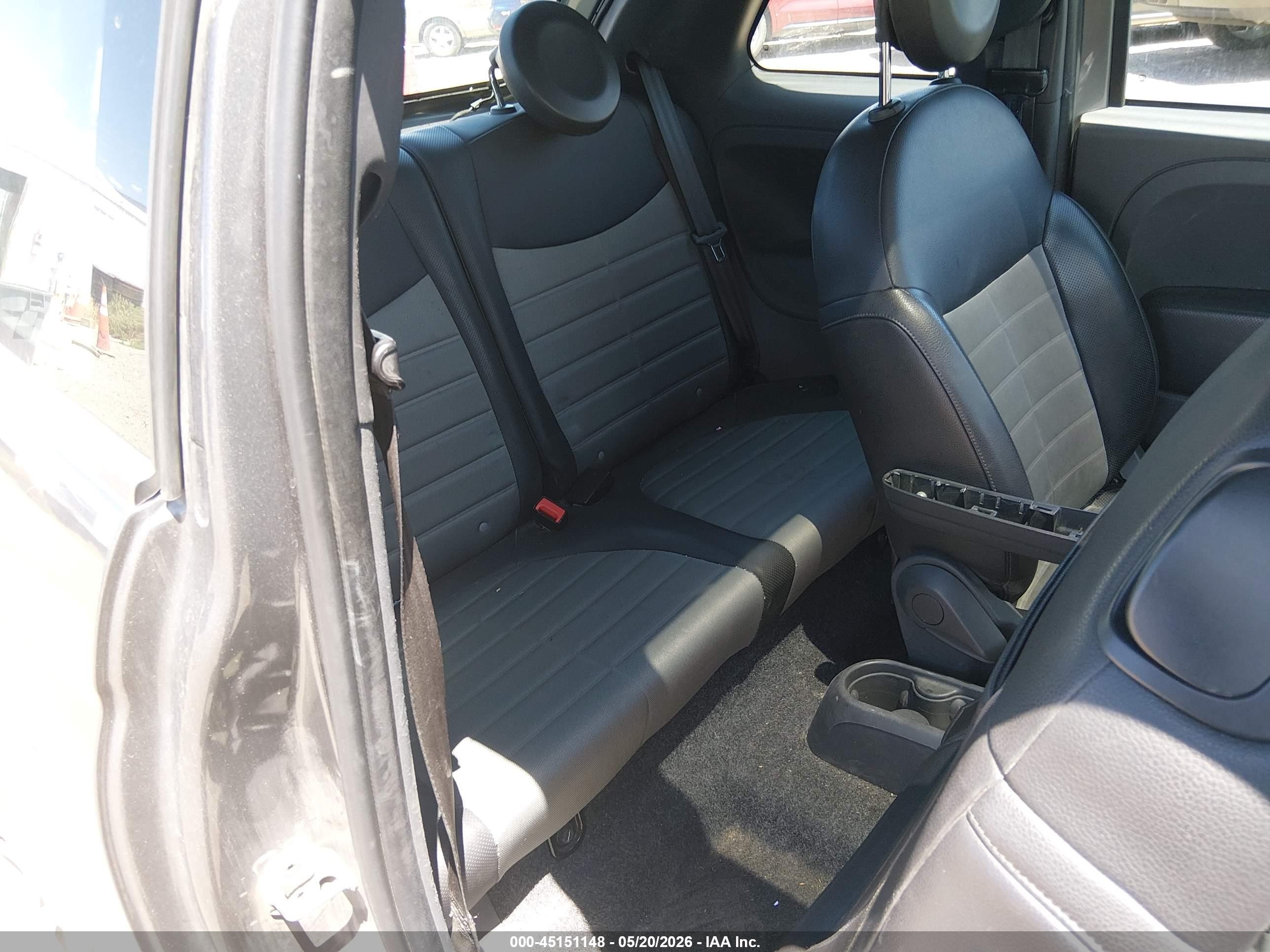 2012 Fiat 500 Sport Silver vin: 3C3CFFBR1CT340604