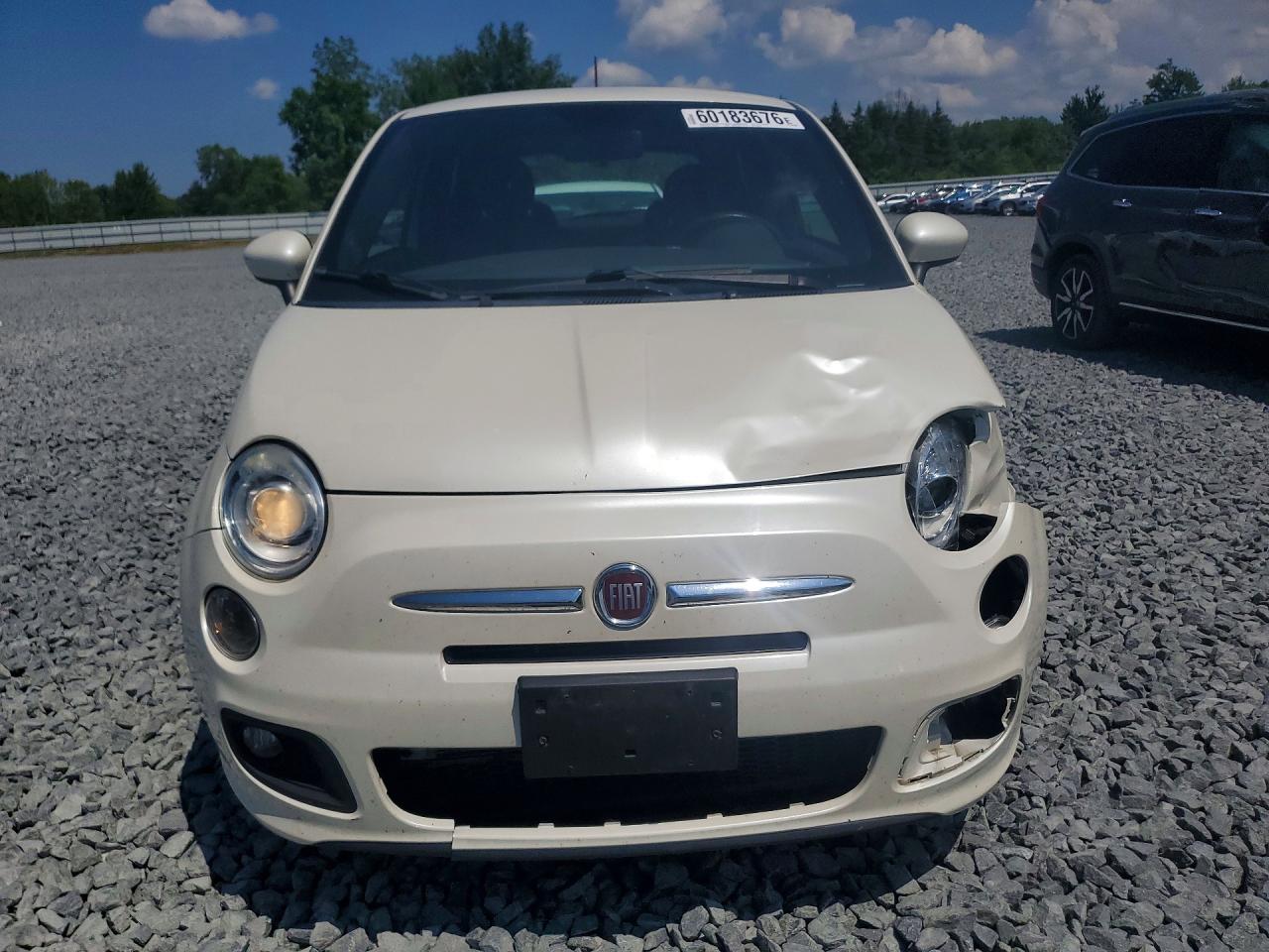 2013 Fiat 500 Sport Cream vin: 3C3CFFBR1DT591382