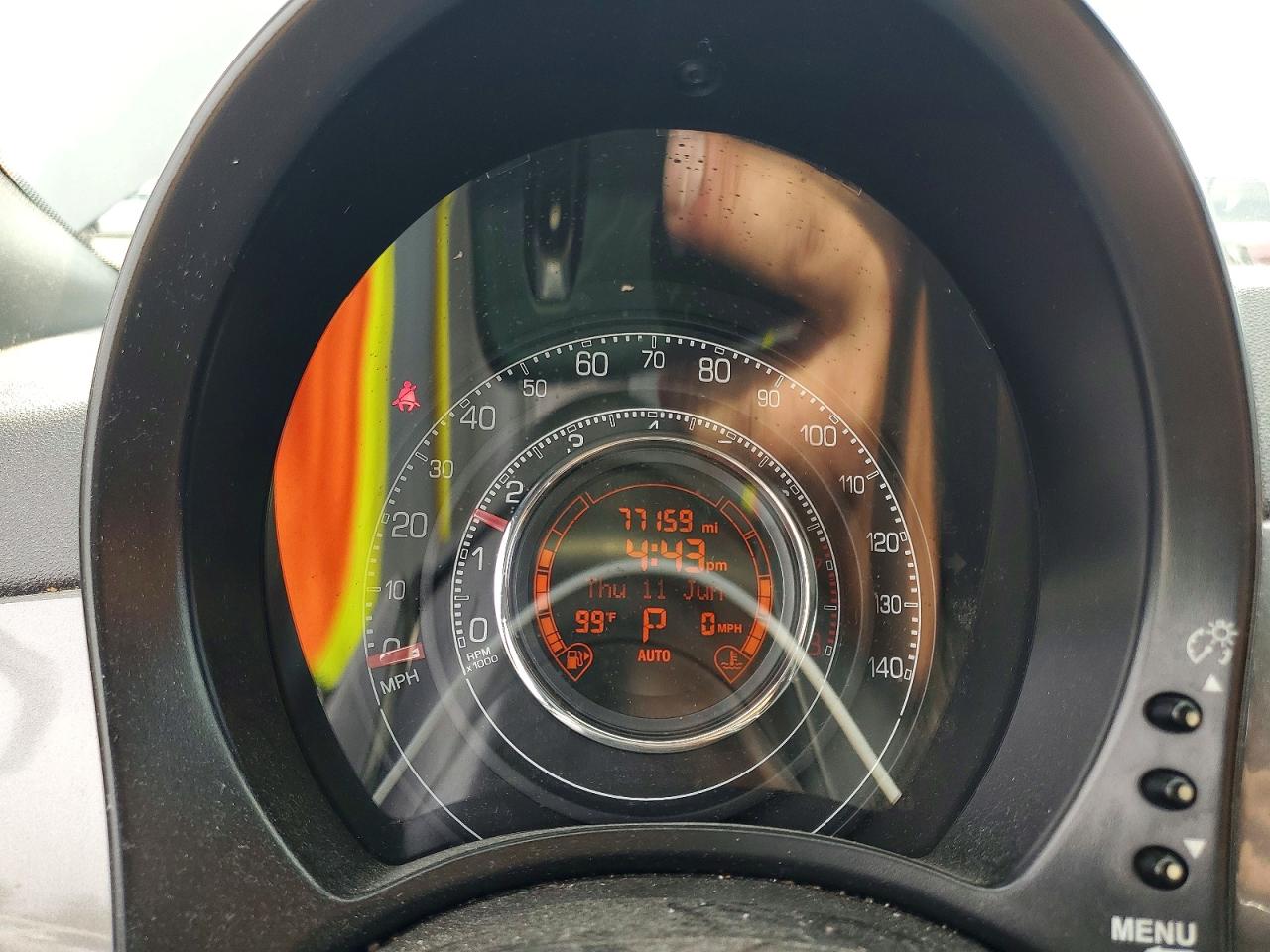 2013 Fiat 500 Sport Gray vin: 3C3CFFBR1DT736209