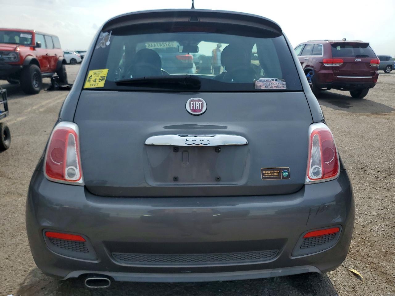 2013 Fiat 500 Sport Gray vin: 3C3CFFBR1DT736209
