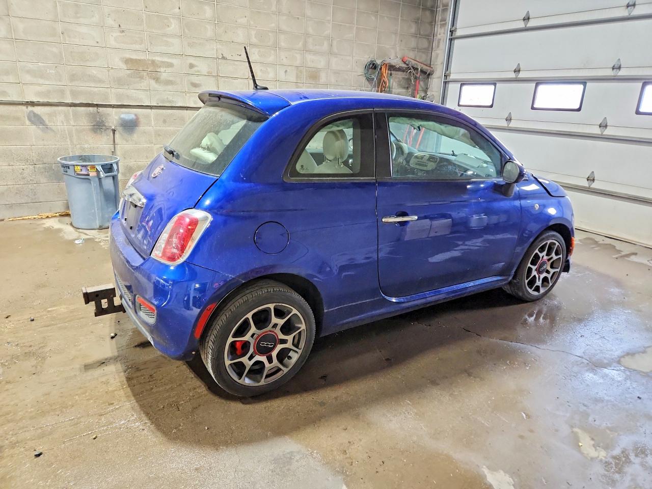 2014 Fiat 500 Sport Синий vin: 3C3CFFBR2ET205618