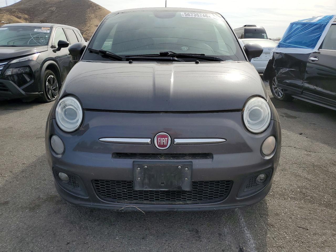 2015 Fiat 500 Sport Gray vin: 3C3CFFBR2FT623596