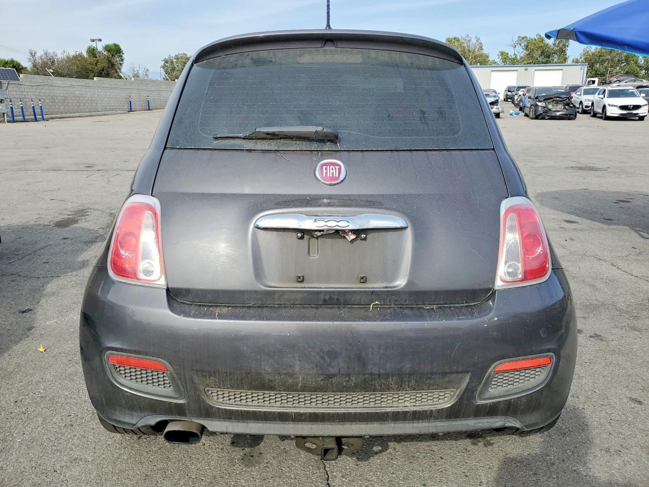 2015 Fiat 500 Sport Gray vin: 3C3CFFBR2FT623596