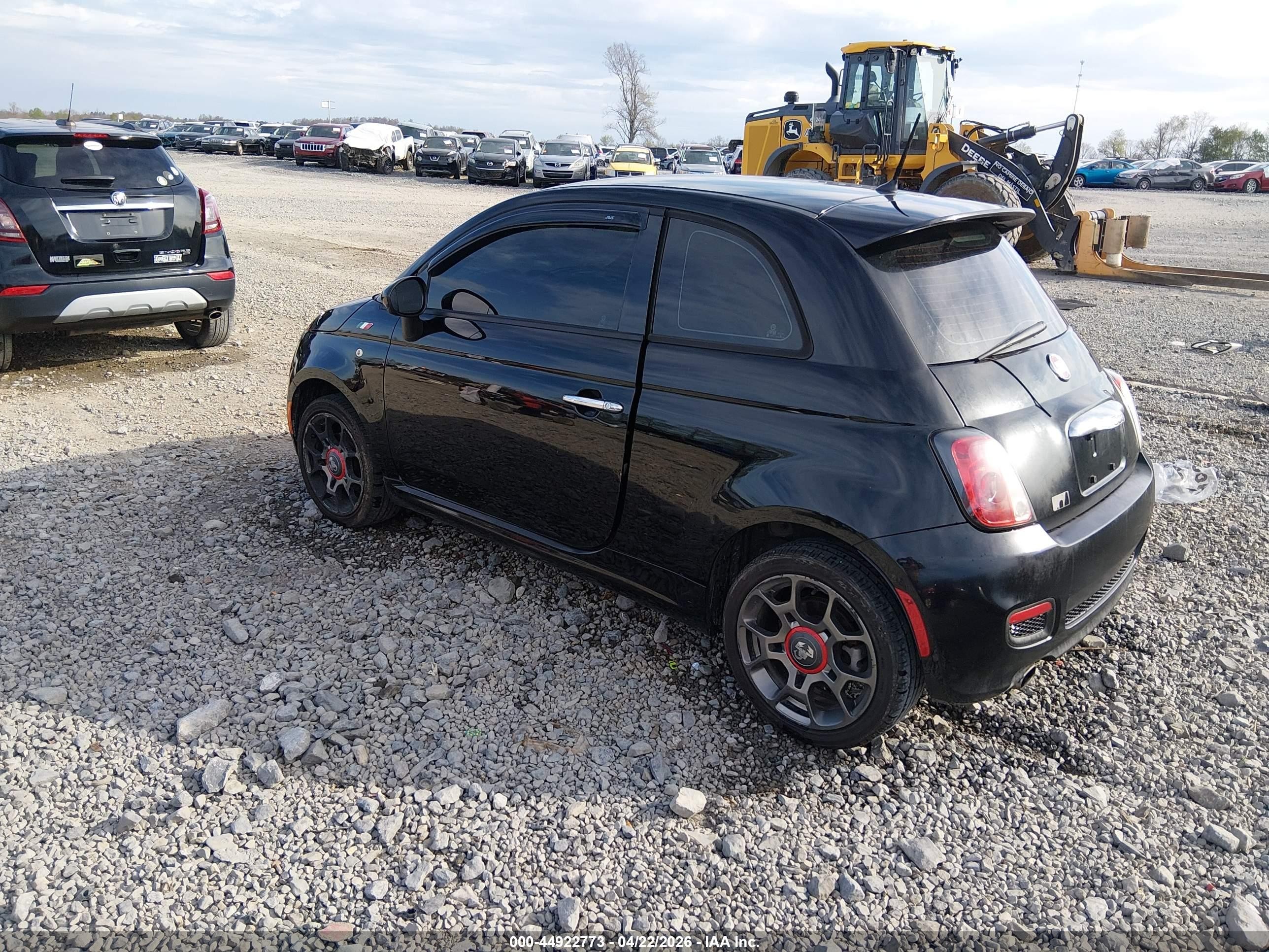 2013 Fiat 500 Sport Cattiva Black vin: 3C3CFFBR3DT749477