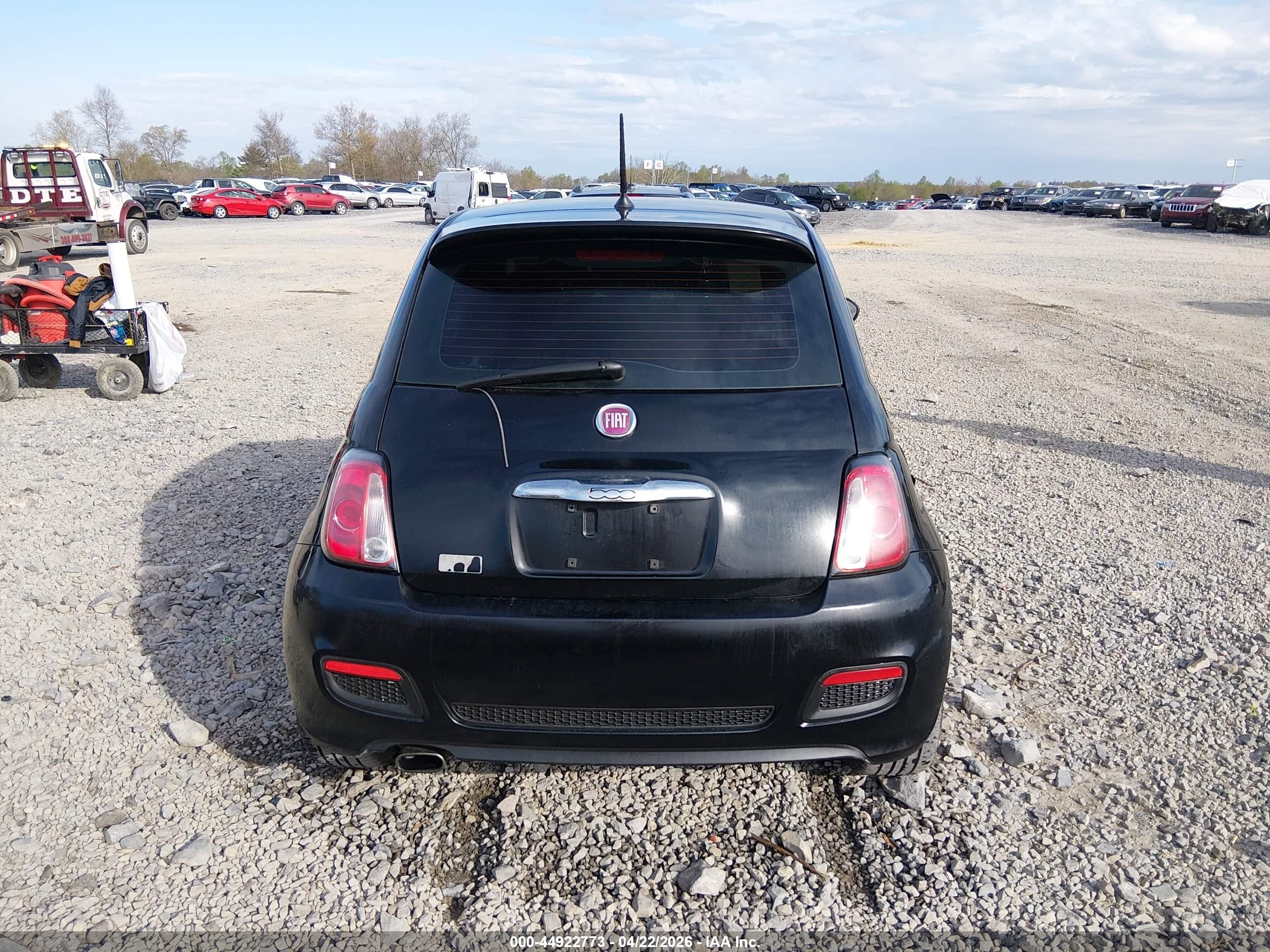 2013 Fiat 500 Sport Cattiva Black vin: 3C3CFFBR3DT749477