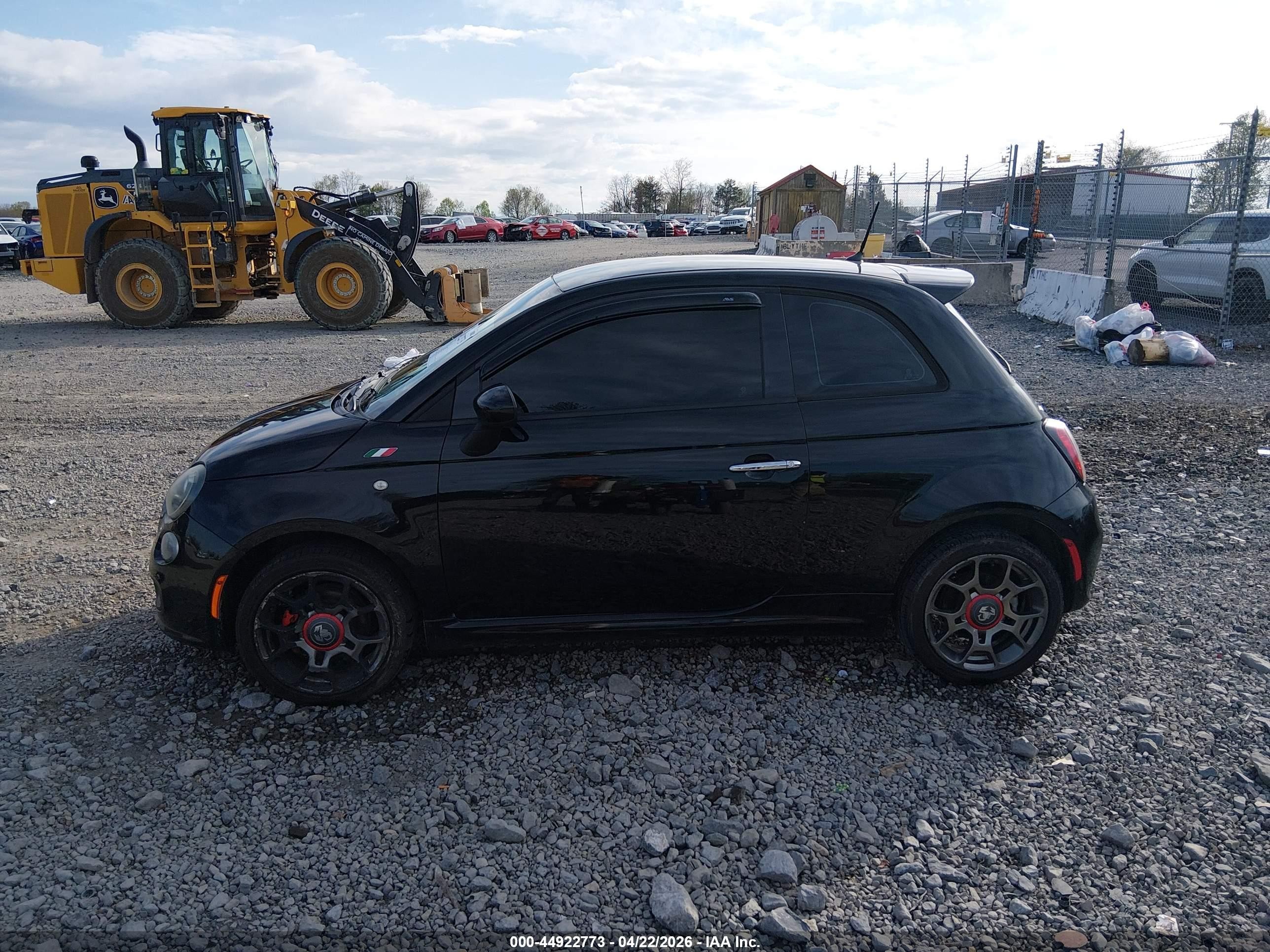 2013 Fiat 500 Sport Cattiva Black vin: 3C3CFFBR3DT749477