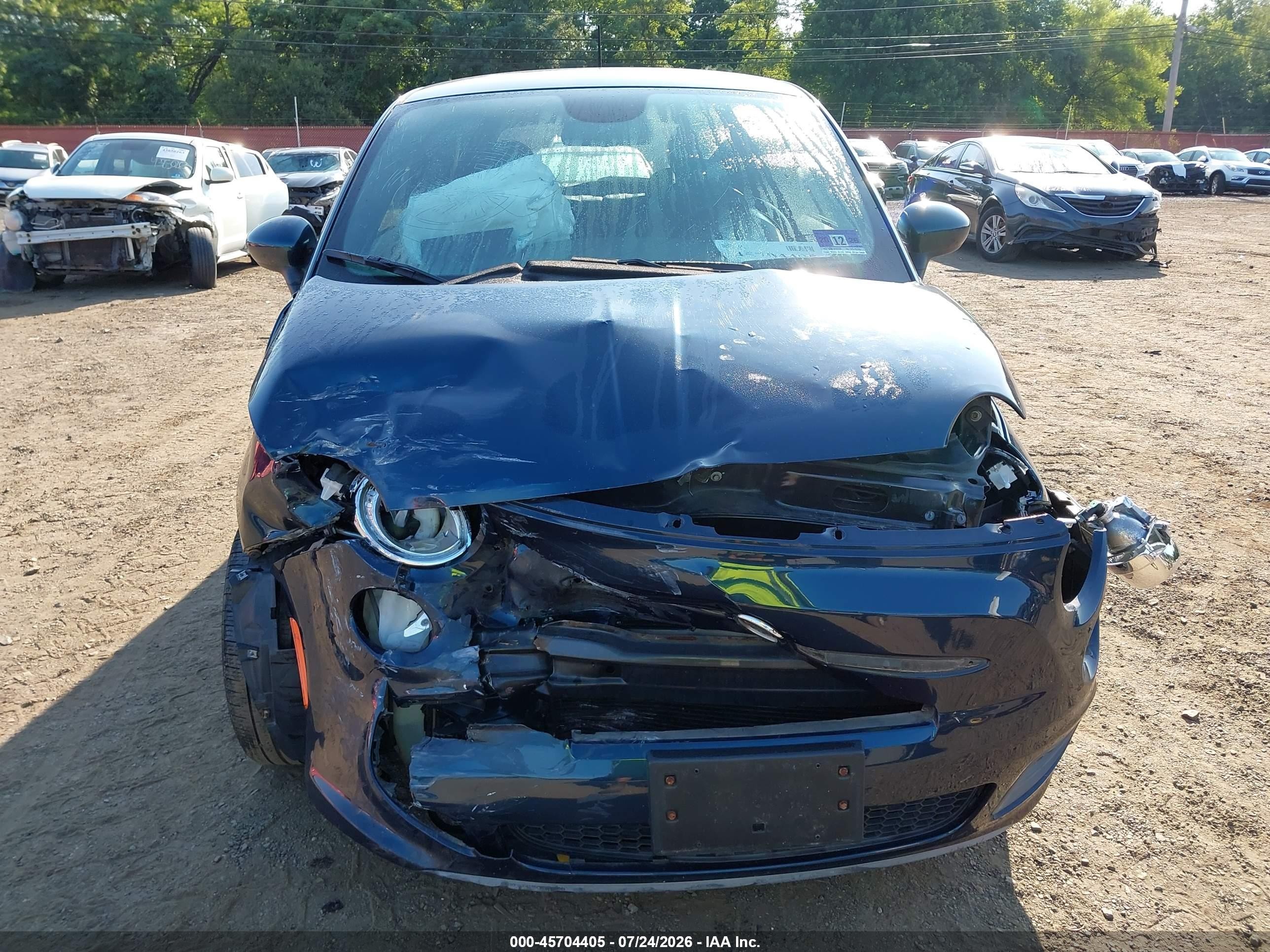 2015 Fiat 500 Sport Dark Blue vin: 3C3CFFBR3FT508974