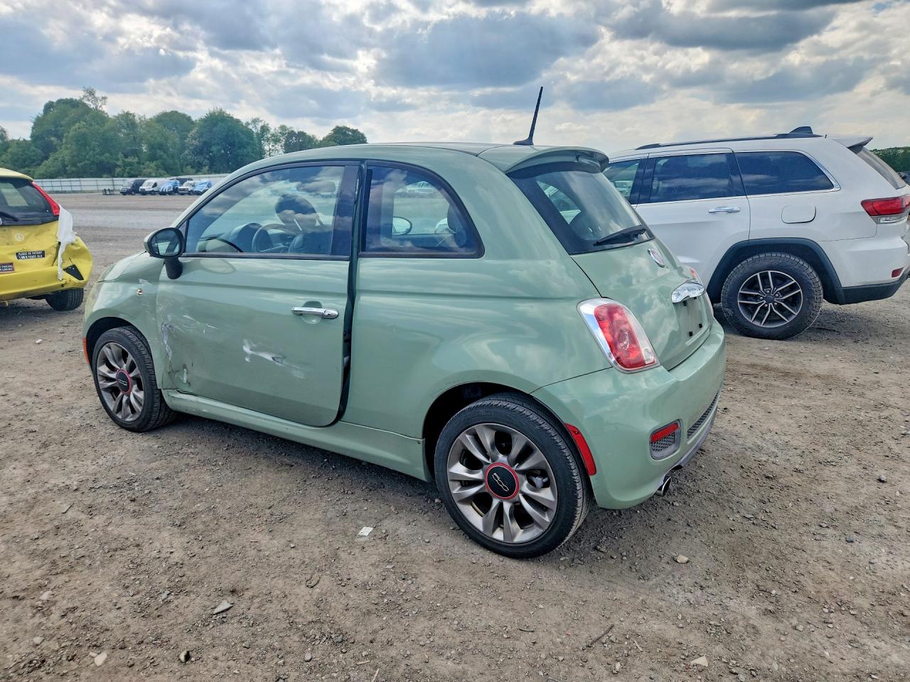 2015 Fiat 500 Sport Green vin: 3C3CFFBR4FT509194