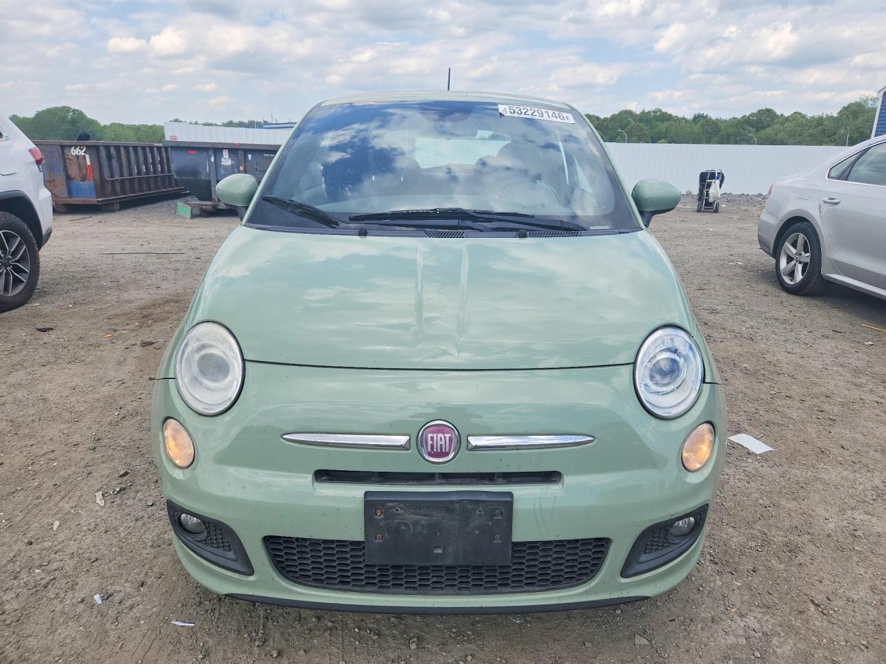 2015 Fiat 500 Sport Green vin: 3C3CFFBR4FT509194