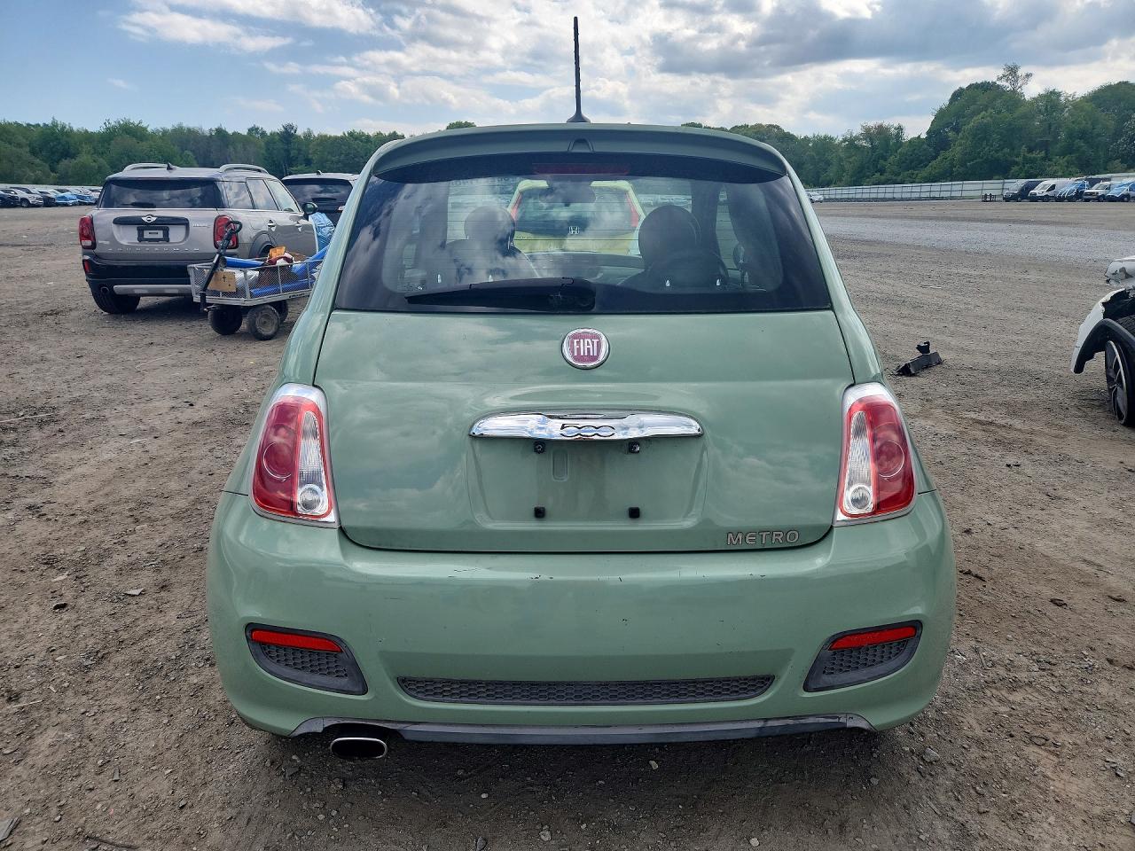 2015 Fiat 500 Sport Green vin: 3C3CFFBR4FT509194