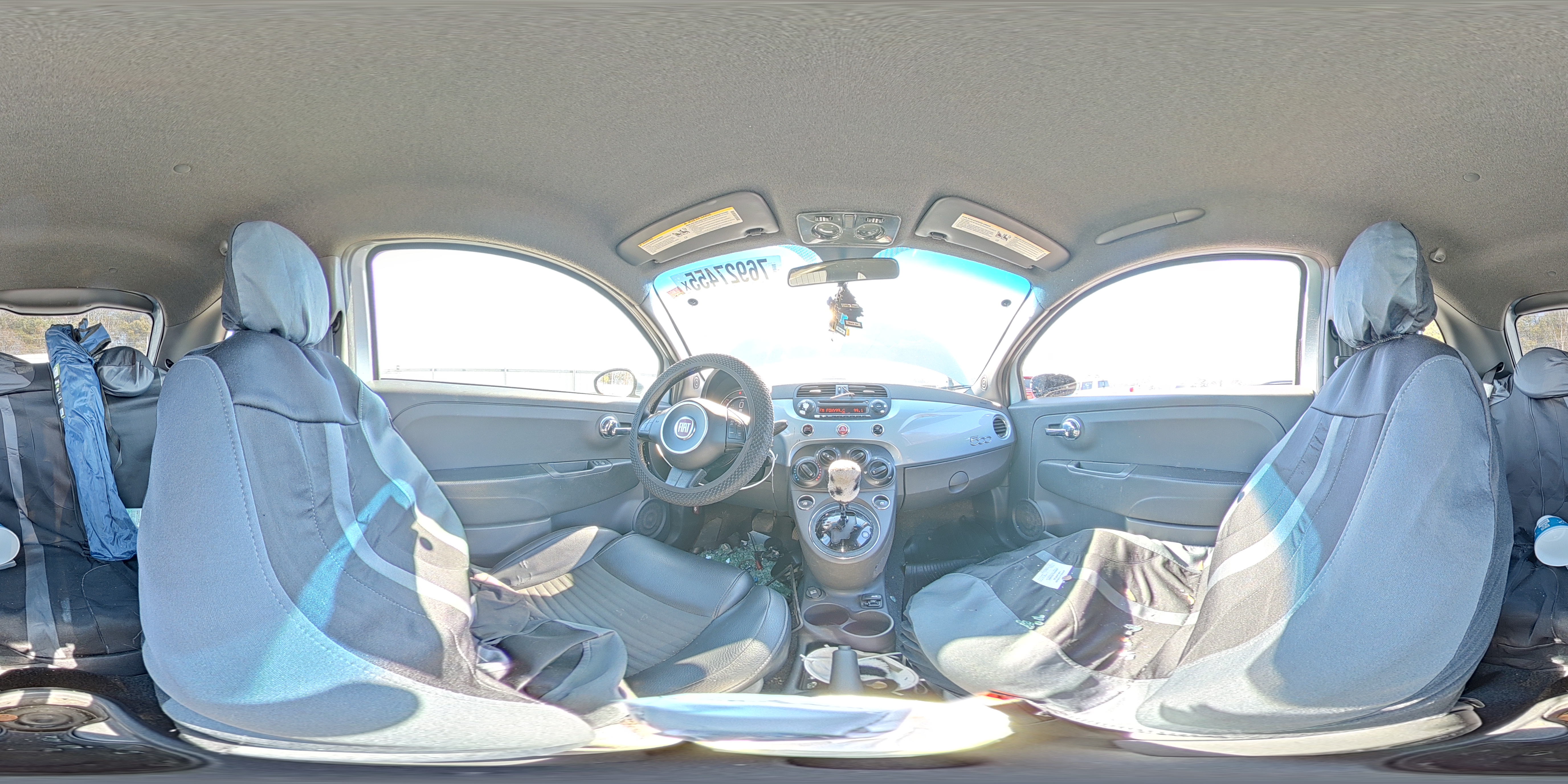 2015 Fiat 500 Sport Blue vin: 3C3CFFBR5FT537103