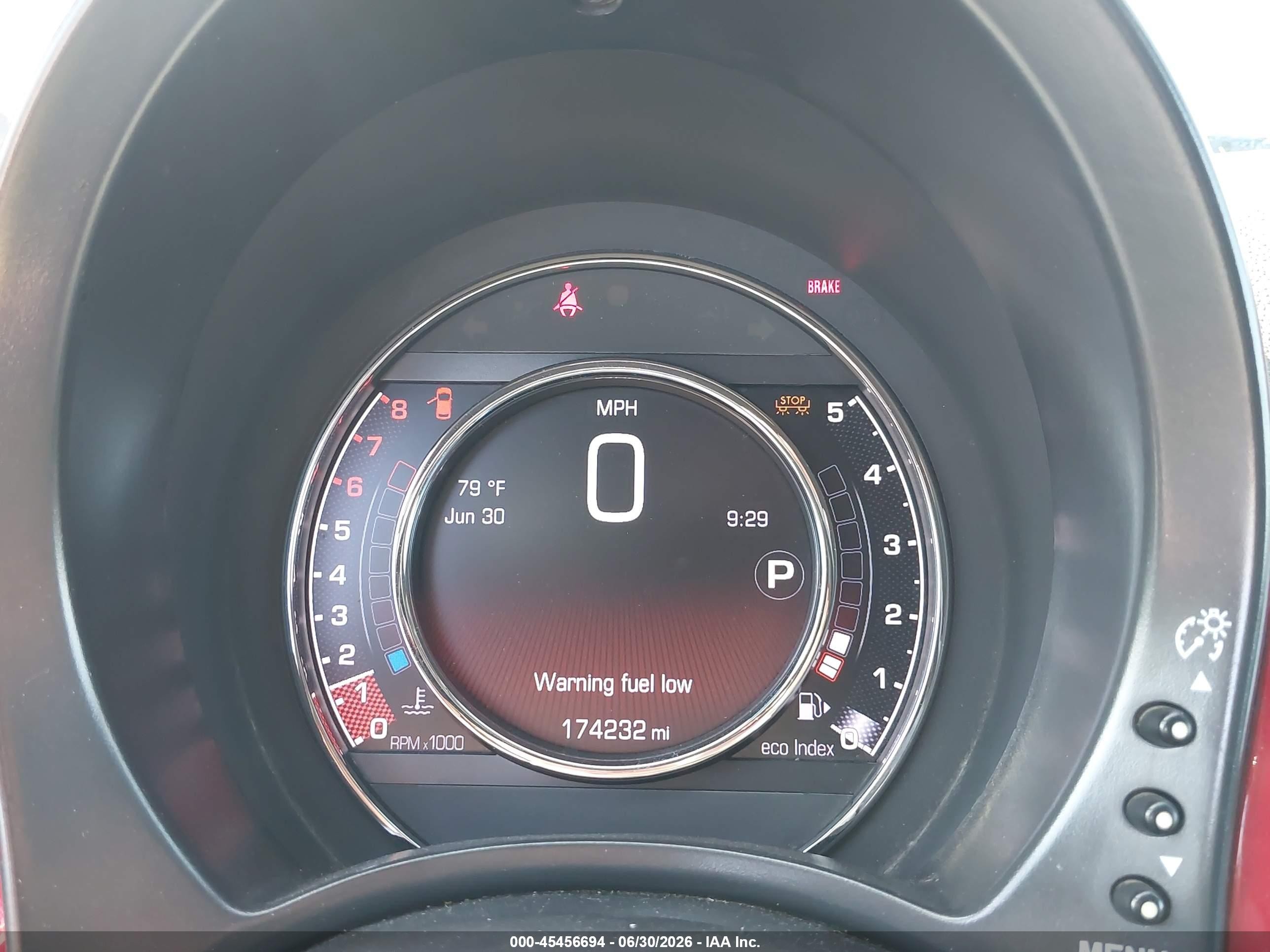 2015 Fiat 500 Sport Red vin: 3C3CFFBR5FT539188