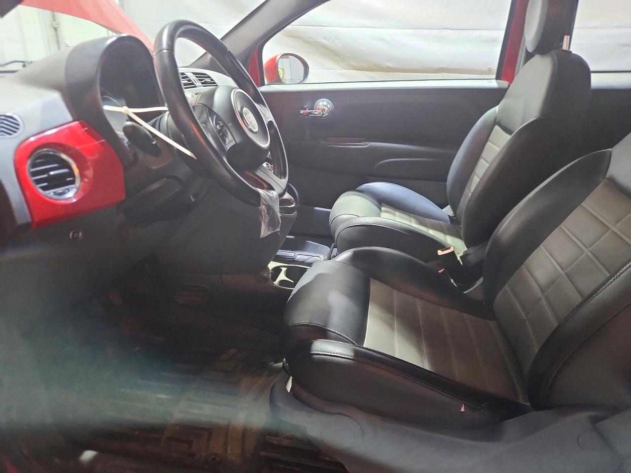 2013 Fiat 500 Sport Red vin: 3C3CFFBR6DT580815