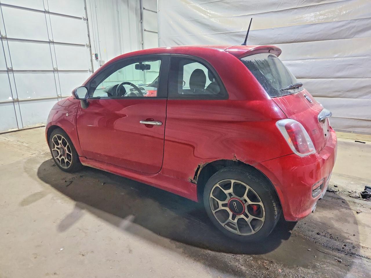 2013 Fiat 500 Sport Red vin: 3C3CFFBR6DT580815