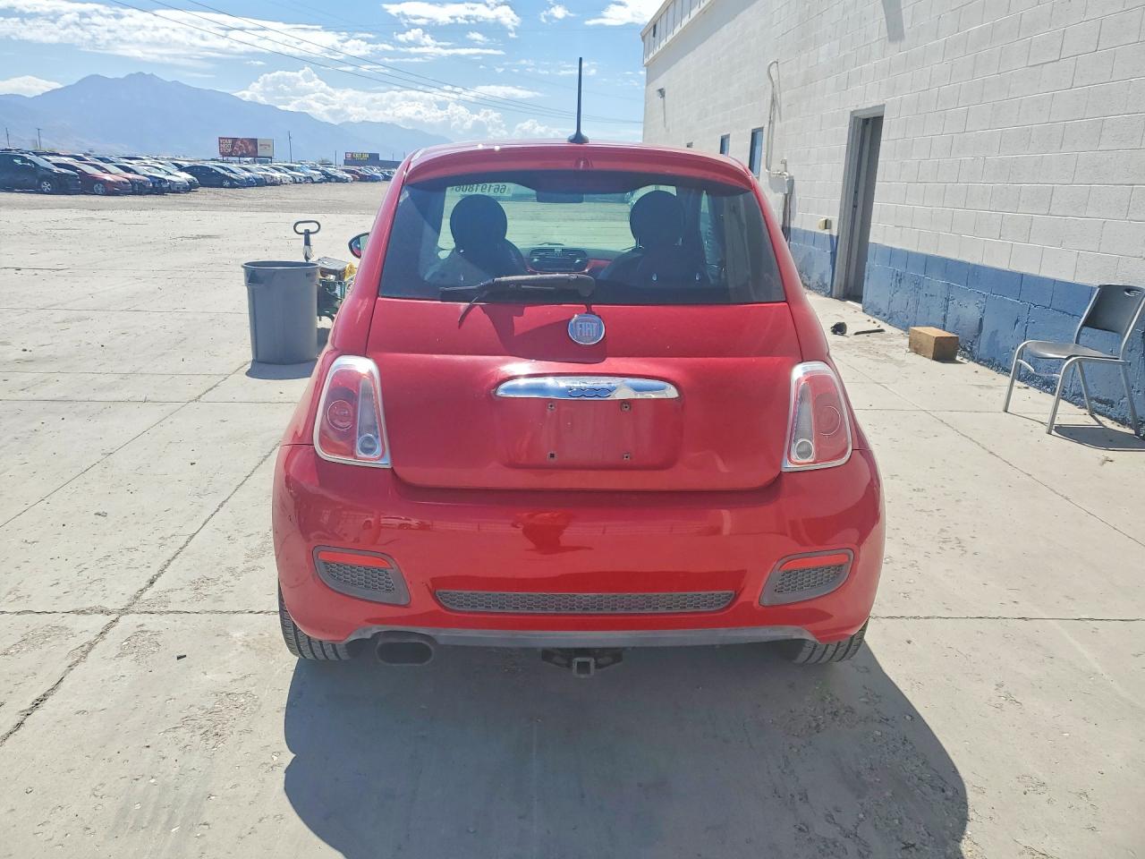 2012 Fiat 500 Sport Red vin: 3C3CFFBR7CT113661