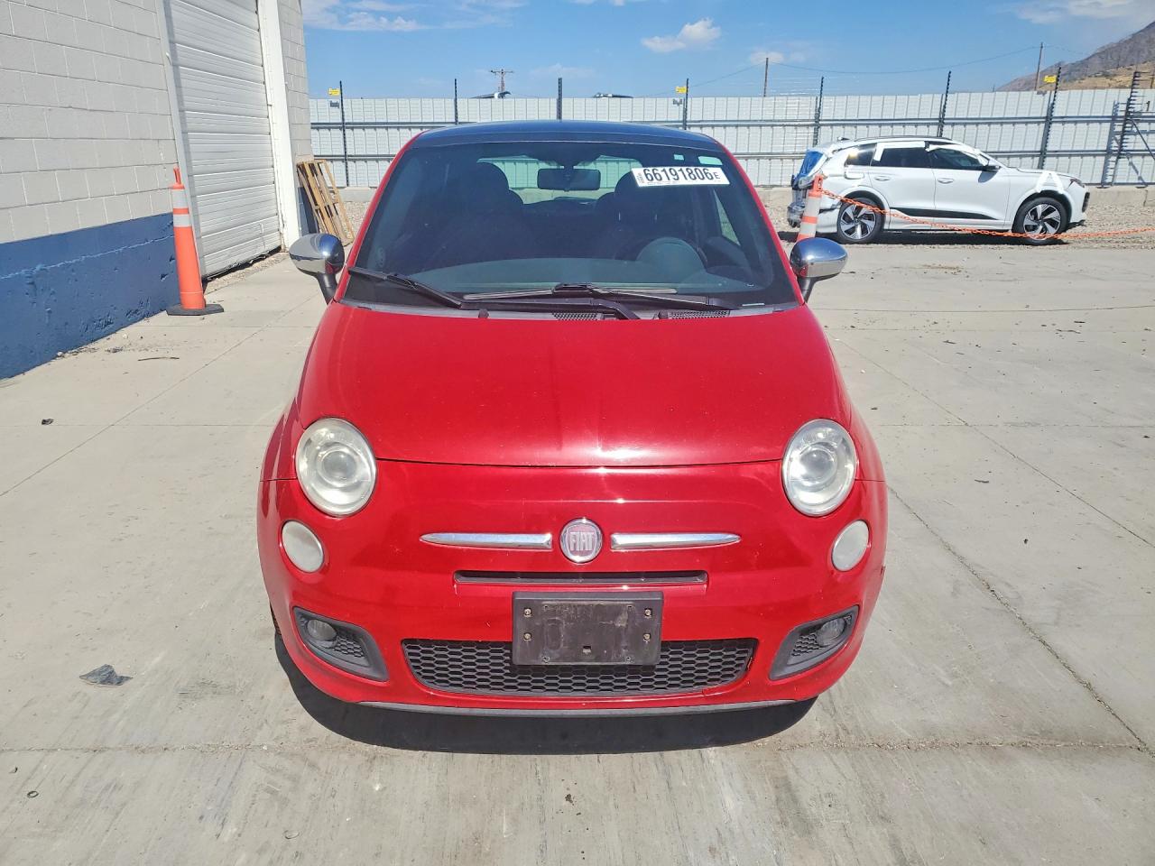 2012 Fiat 500 Sport Red vin: 3C3CFFBR7CT113661