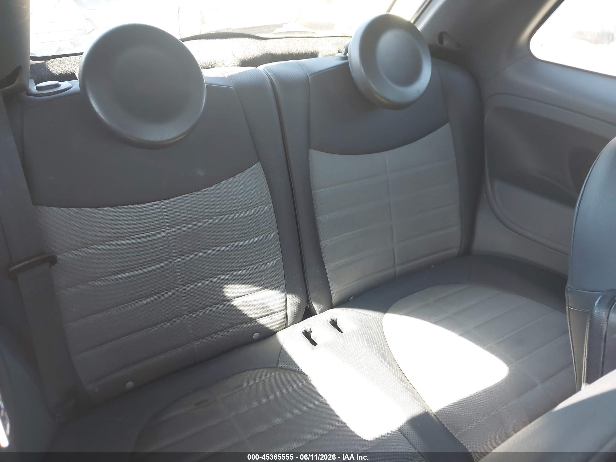 2012 Fiat 500 Sport White vin: 3C3CFFBR7CT313536