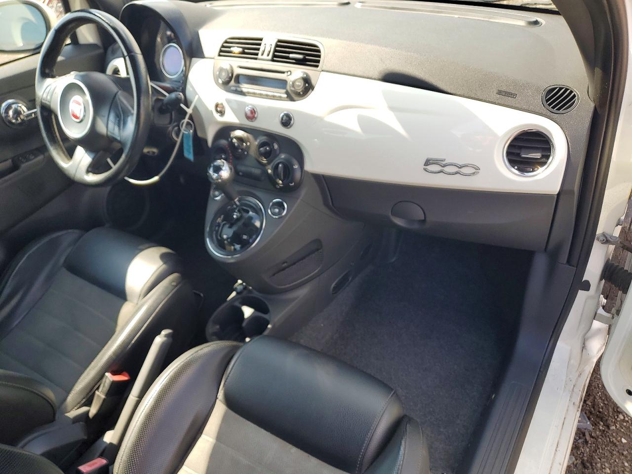 2013 Fiat 500 Sport Белый vin: 3C3CFFBR7DT692605