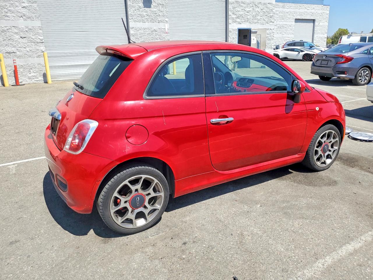 2014 Fiat 500 Sport Red vin: 3C3CFFBR7ET267659