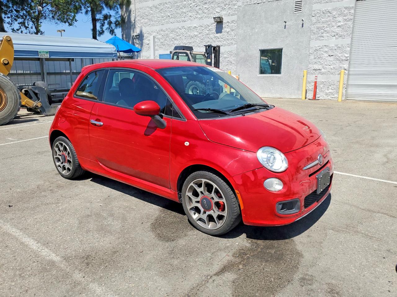 2014 Fiat 500 Sport Red vin: 3C3CFFBR7ET267659