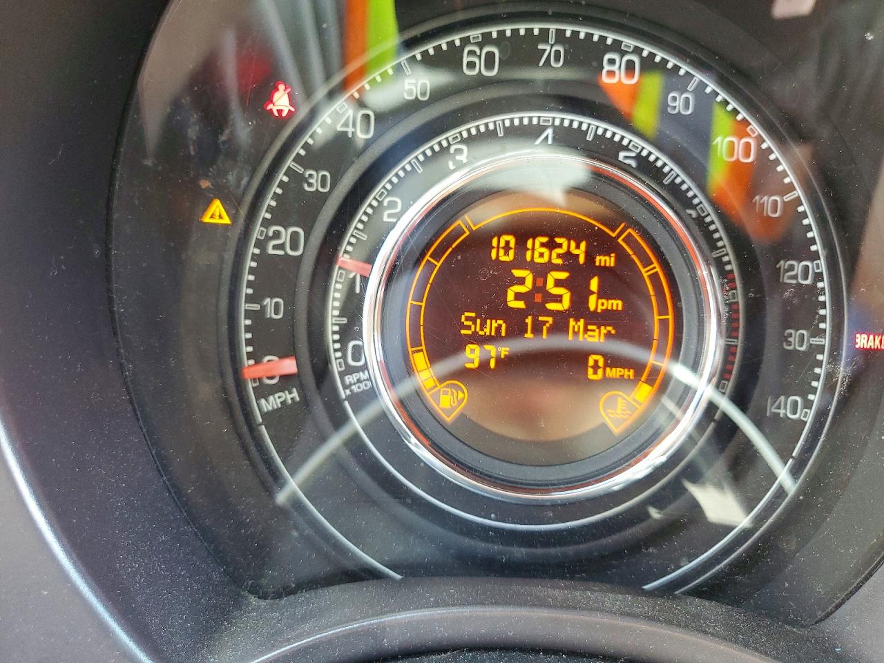 2014 Fiat 500 Sport Red vin: 3C3CFFBR7ET267659