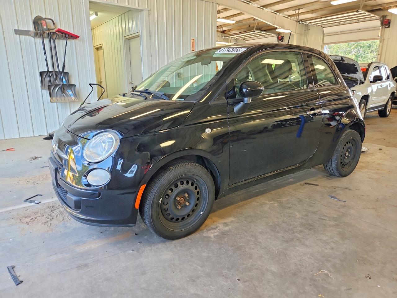 2015 Fiat 500 Sport Black vin: 3C3CFFBR8DT566687