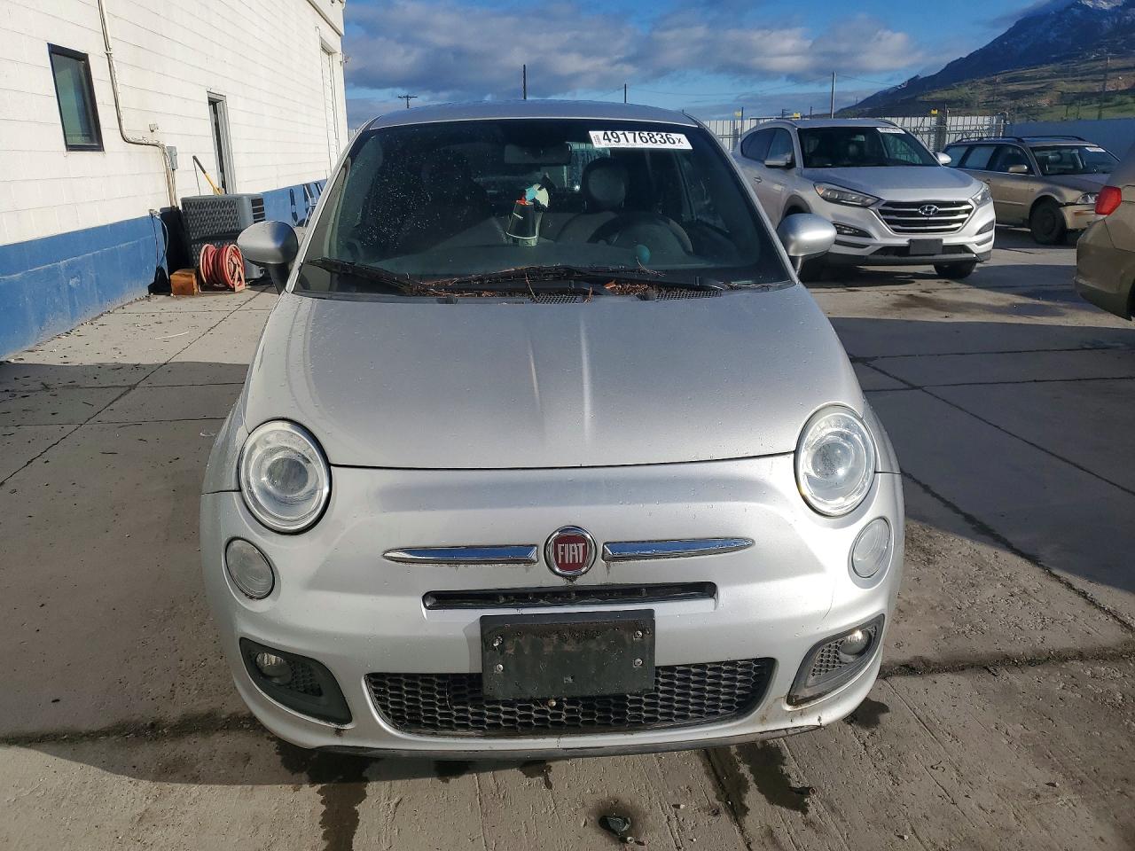 2013 Fiat 500 Sport Silver vin: 3C3CFFBR8DT737017