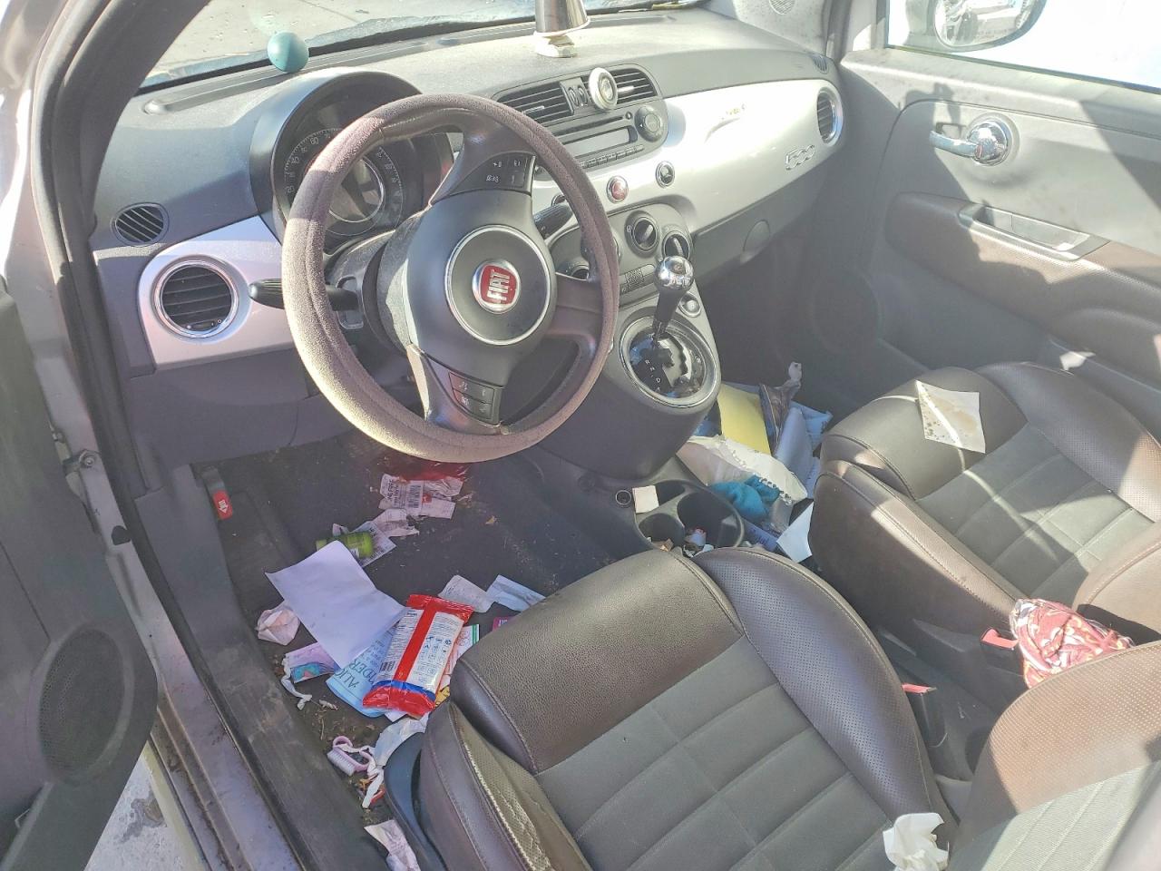 2013 Fiat 500 Sport Silver vin: 3C3CFFBR8DT737017
