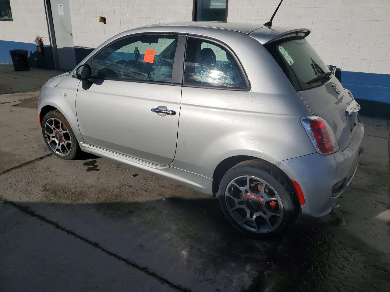 2013 Fiat 500 Sport Silver vin: 3C3CFFBR8DT737017