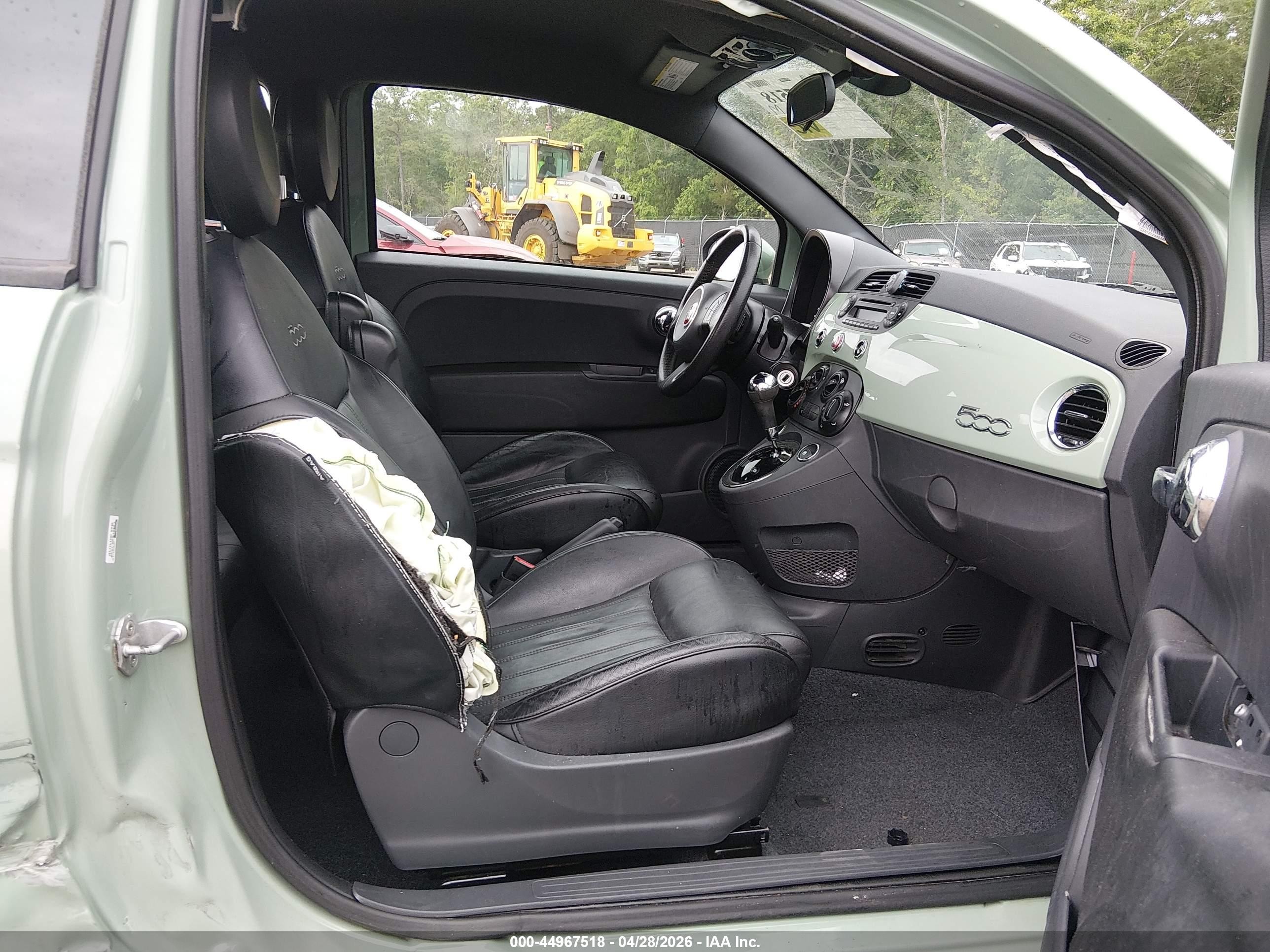 2015 Fiat 500 Sport Green vin: 3C3CFFBR8FT508291