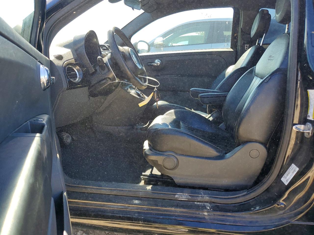 2015 Fiat 500 Sport Black vin: 3C3CFFBR8FT528055