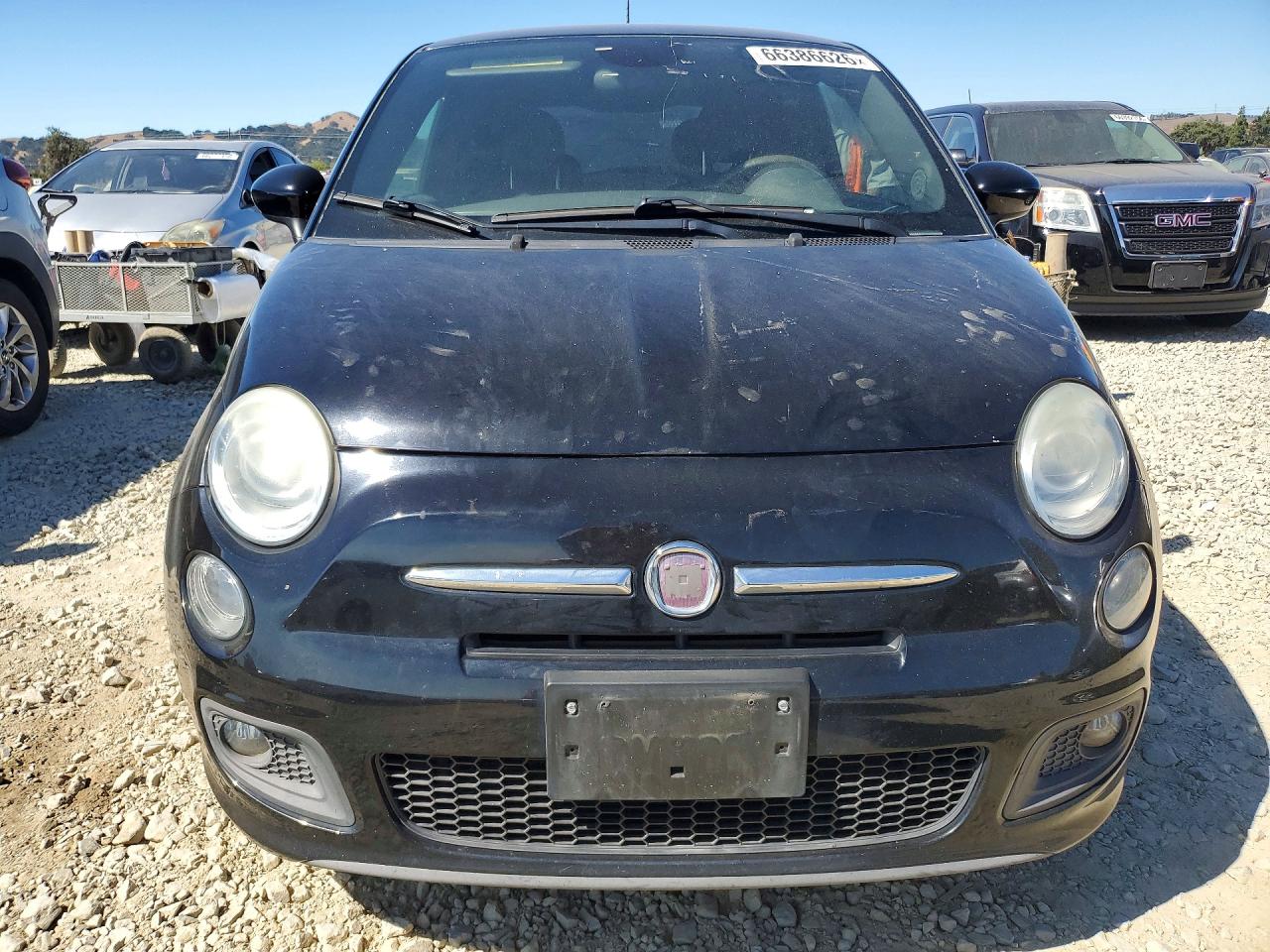 2015 Fiat 500 Sport Black vin: 3C3CFFBR8FT528055