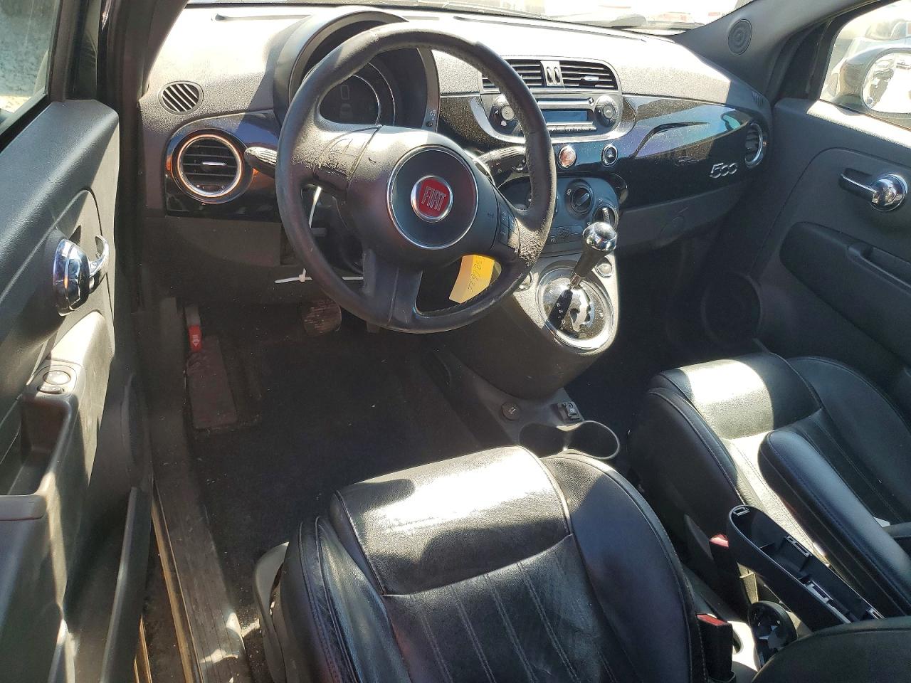 2015 Fiat 500 Sport Black vin: 3C3CFFBR8FT528055