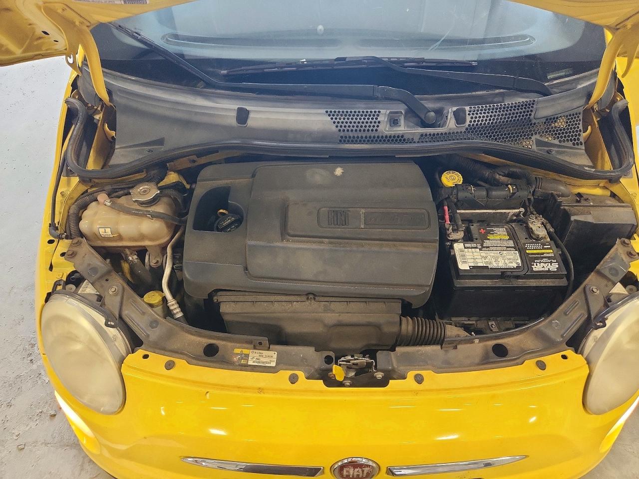 2013 Fiat 500 Sport Yellow vin: 3C3CFFBR9DT742761